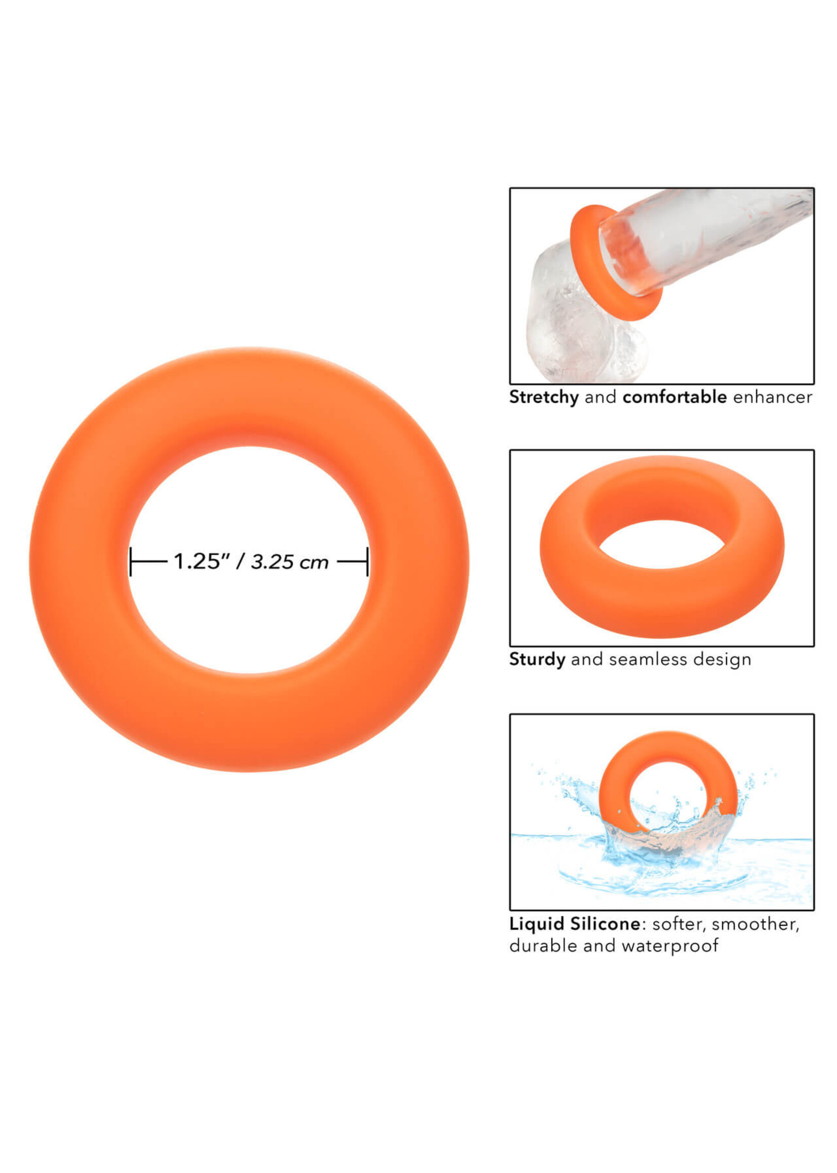 Cal Exotic Novelties Alpha Liquid Silicone Prolong Large Ring