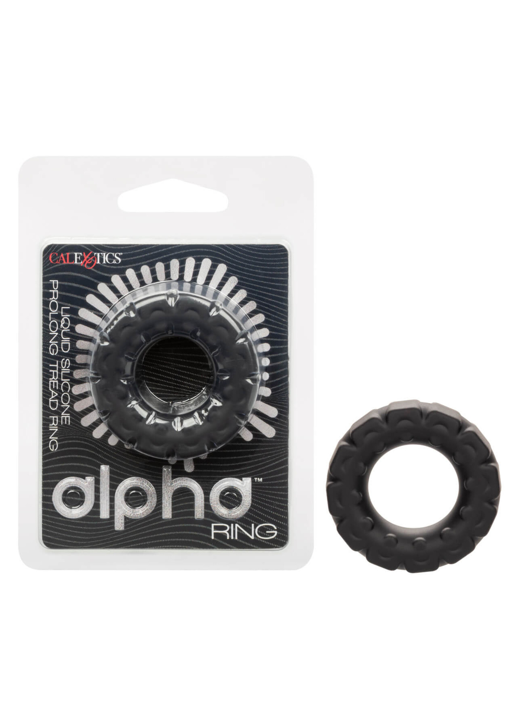 Cal Exotic Novelties Alpha Liquid Silicone Prolong Tread Ring