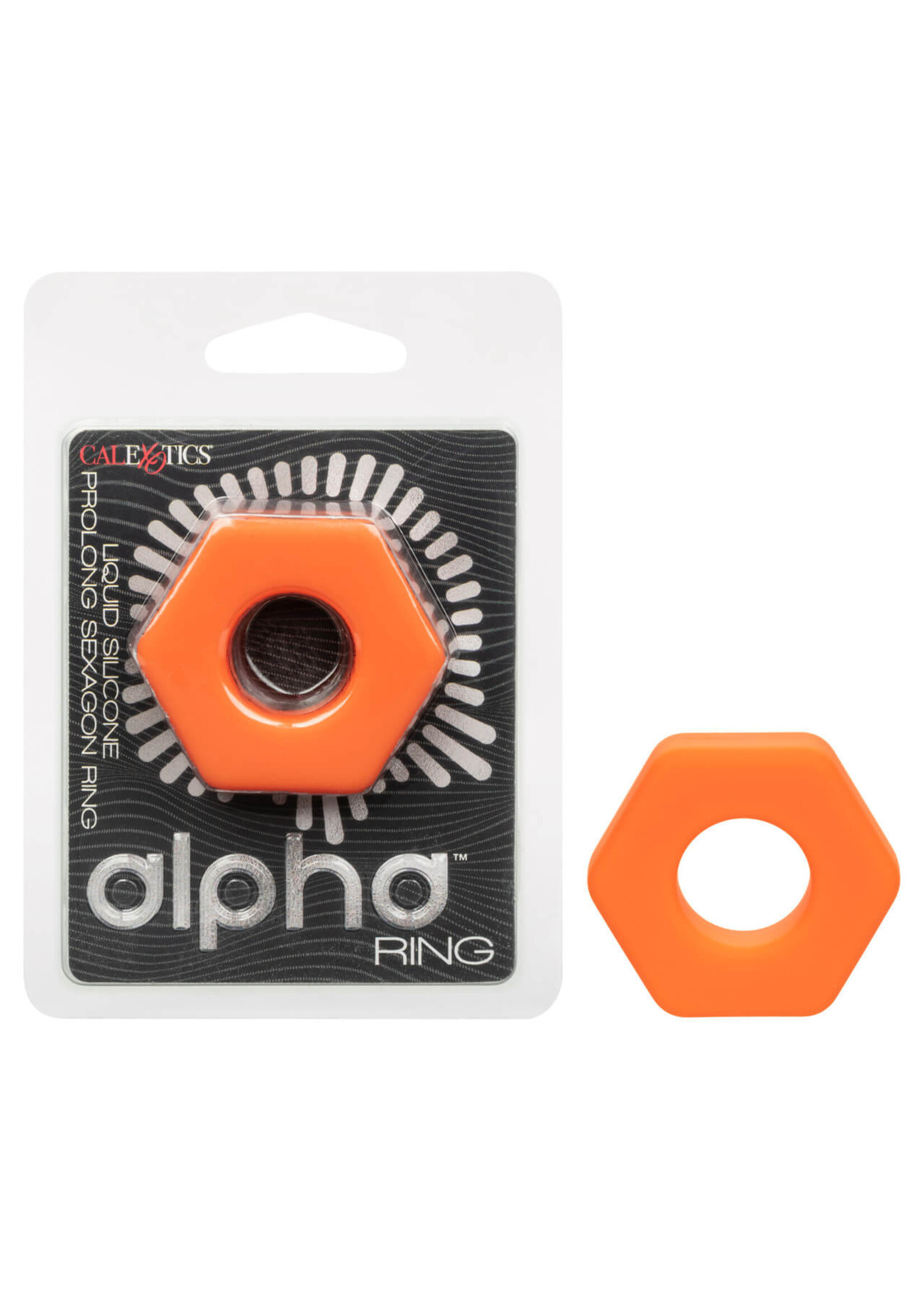 Cal Exotic Novelties Alpha Liquid Silicone Prolong Sexagon Ring