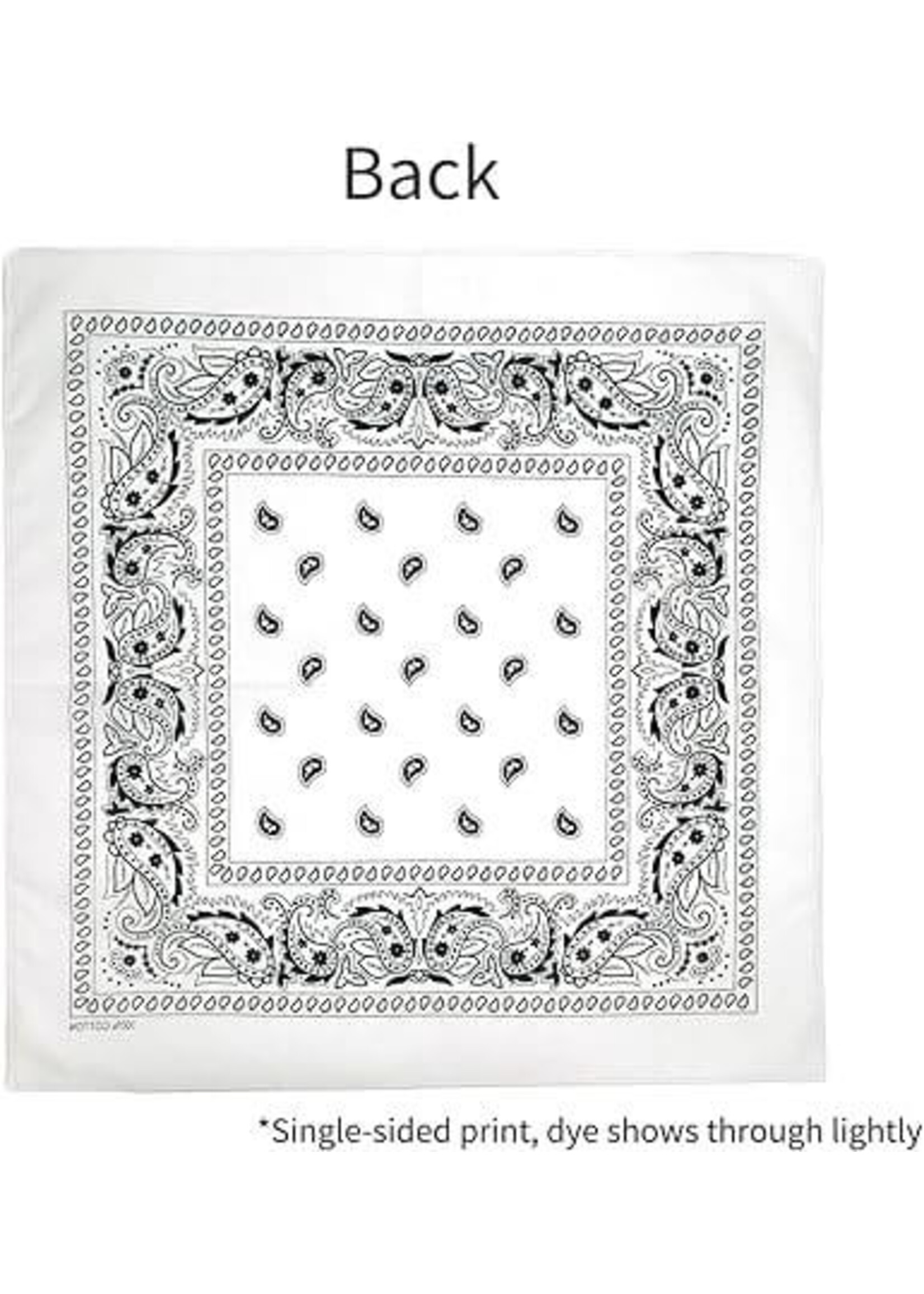 amazon White Bandana