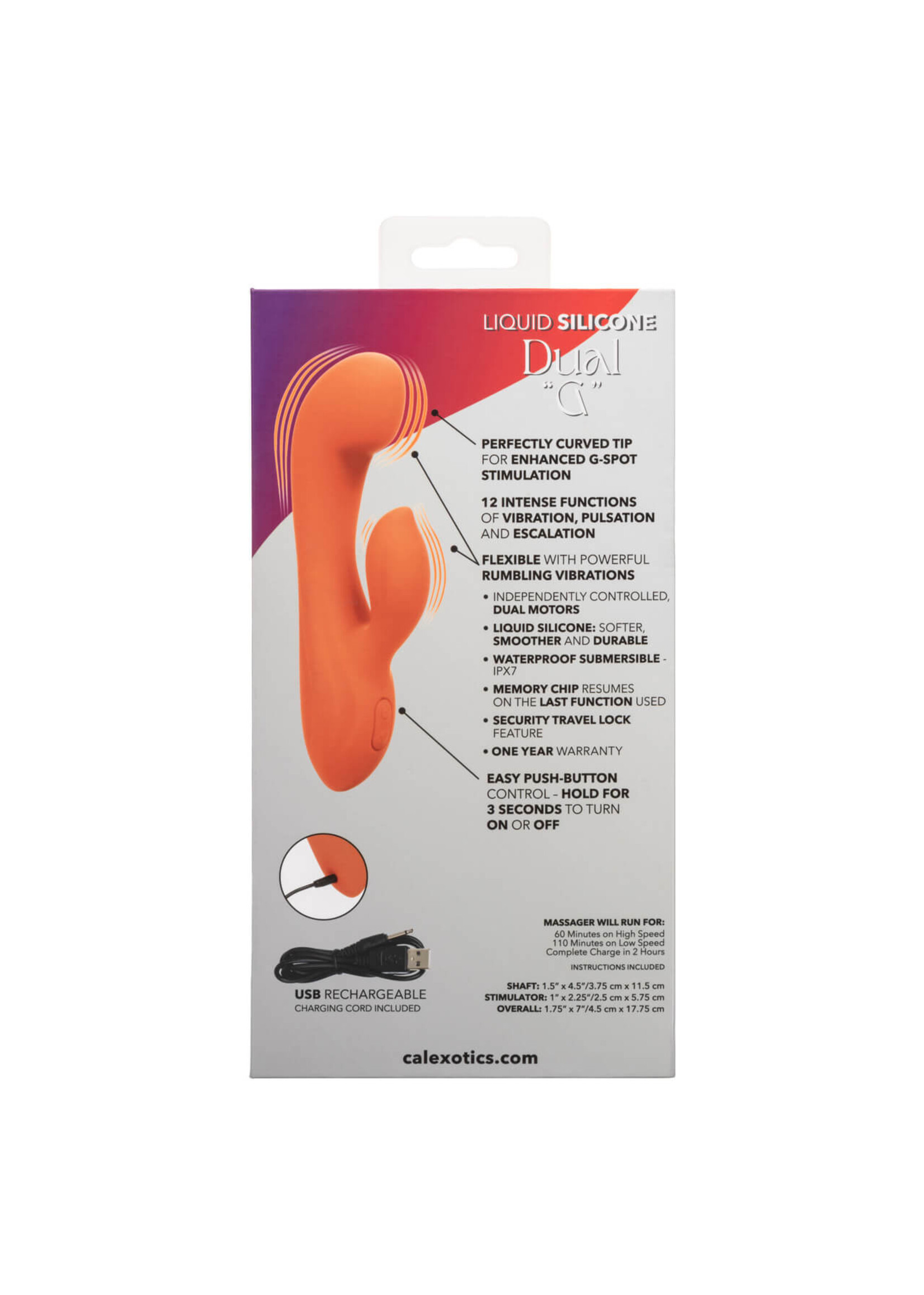 Cal Exotic Novelties Stella Liquid Silicone Dual “G”