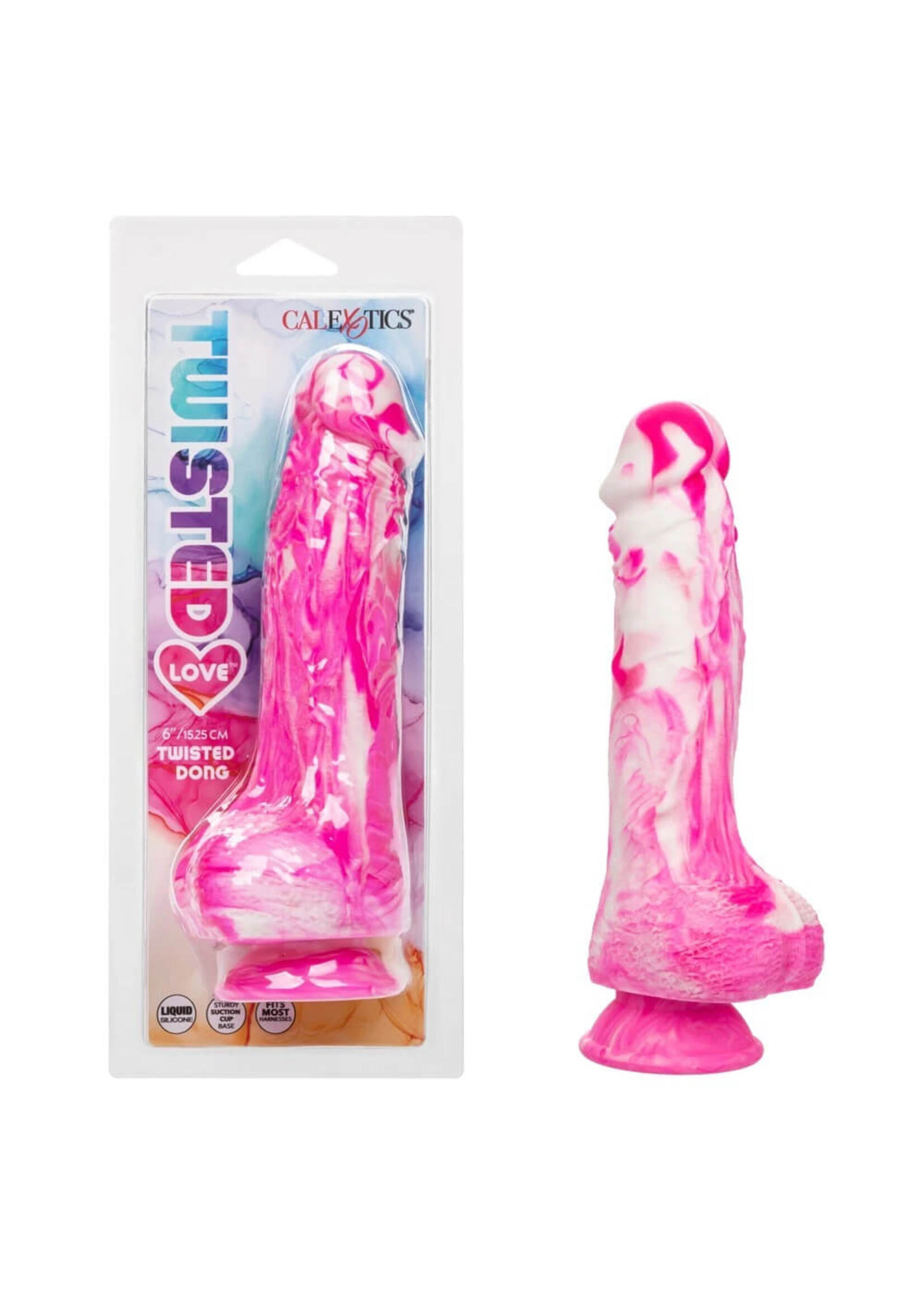 Cal Exotic Novelties Twisted Love TWSTD DNG-PNK 6"