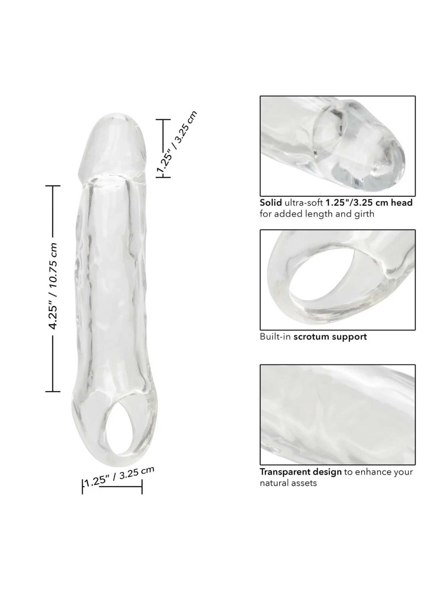 Cal Exotic Novelties Performance Maxx Clear Extension 5.5"