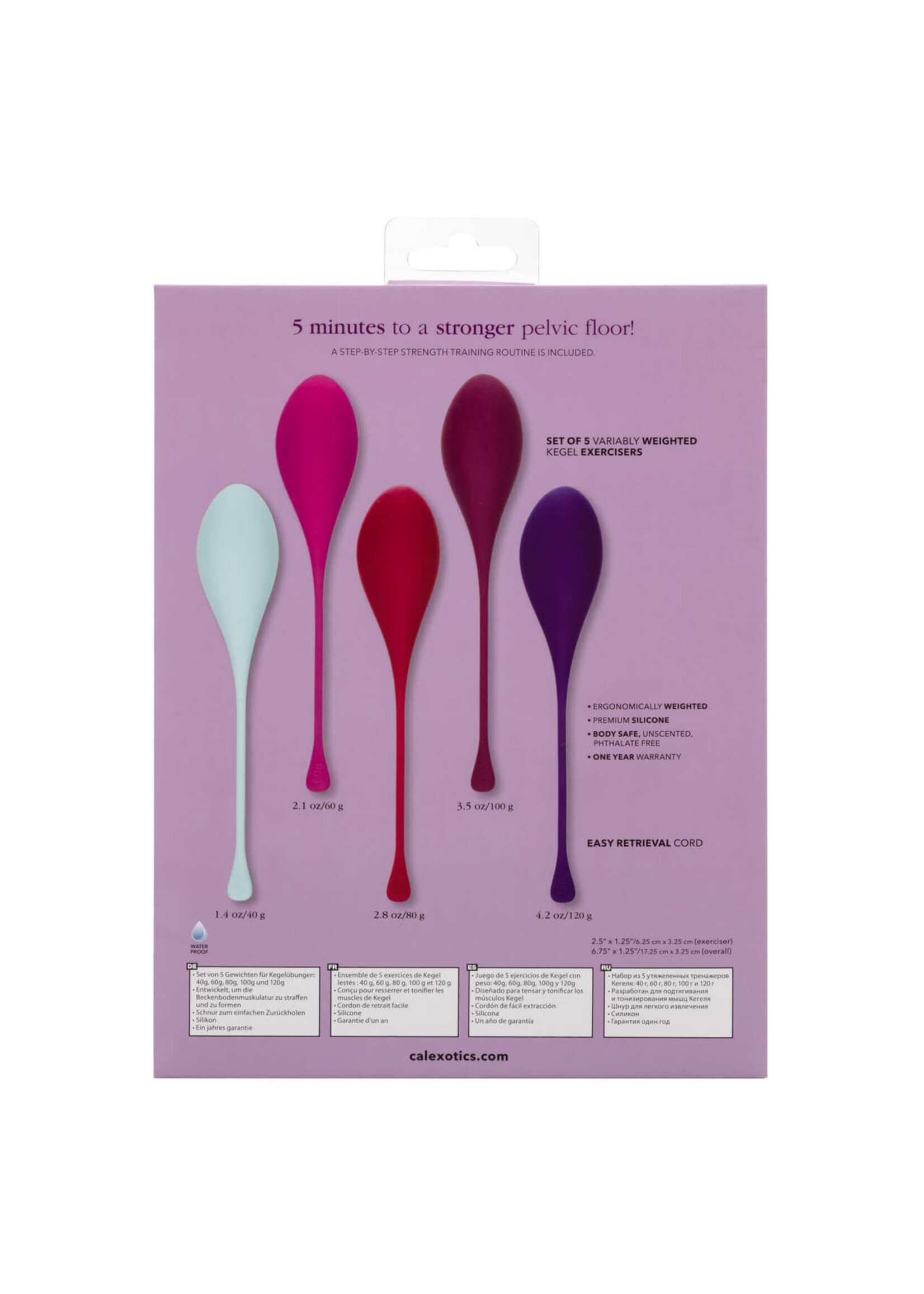 Cal Exotic Novelties Kegel Training 5-Piece Set