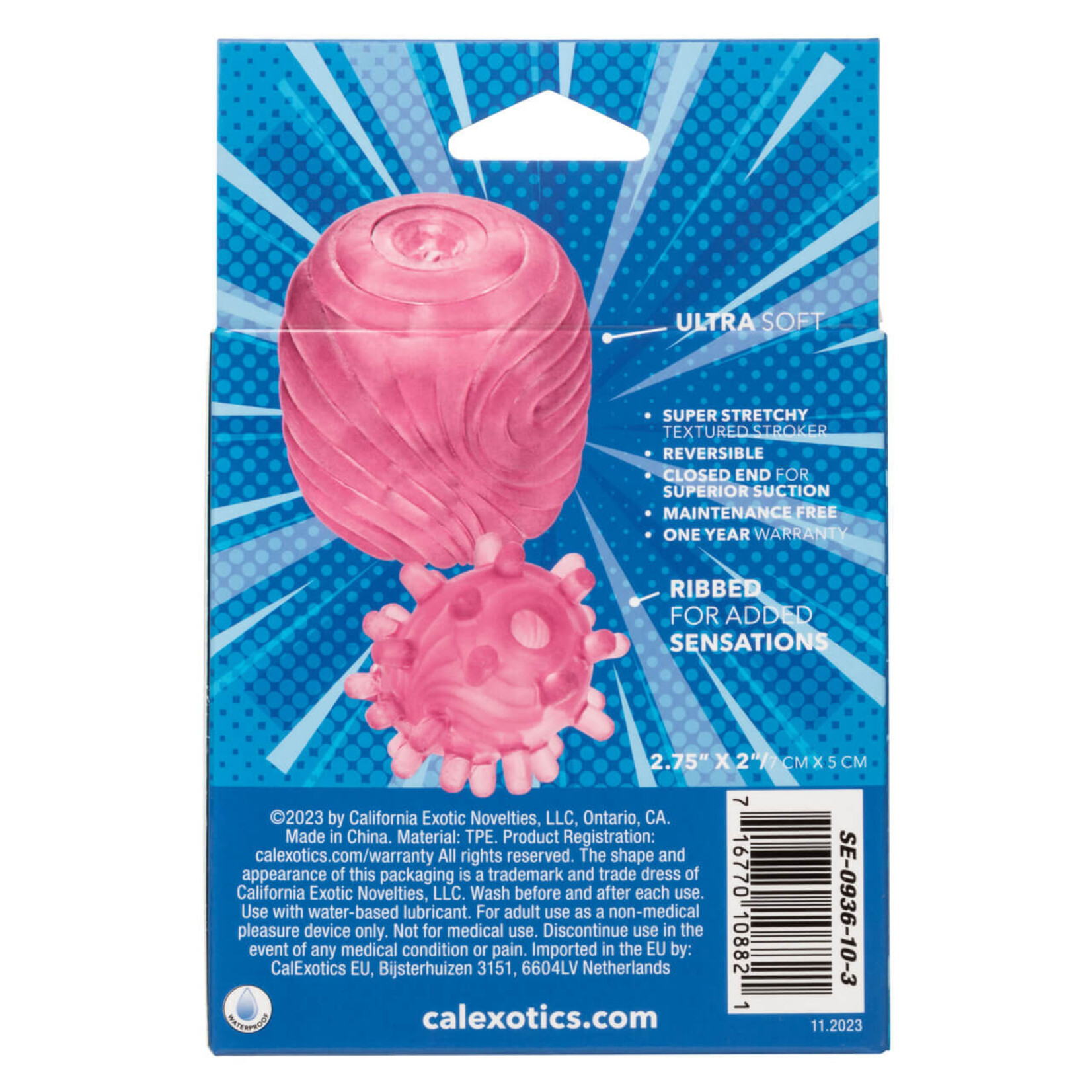 Cal Exotic Novelties Pop Sock Textured - Pink