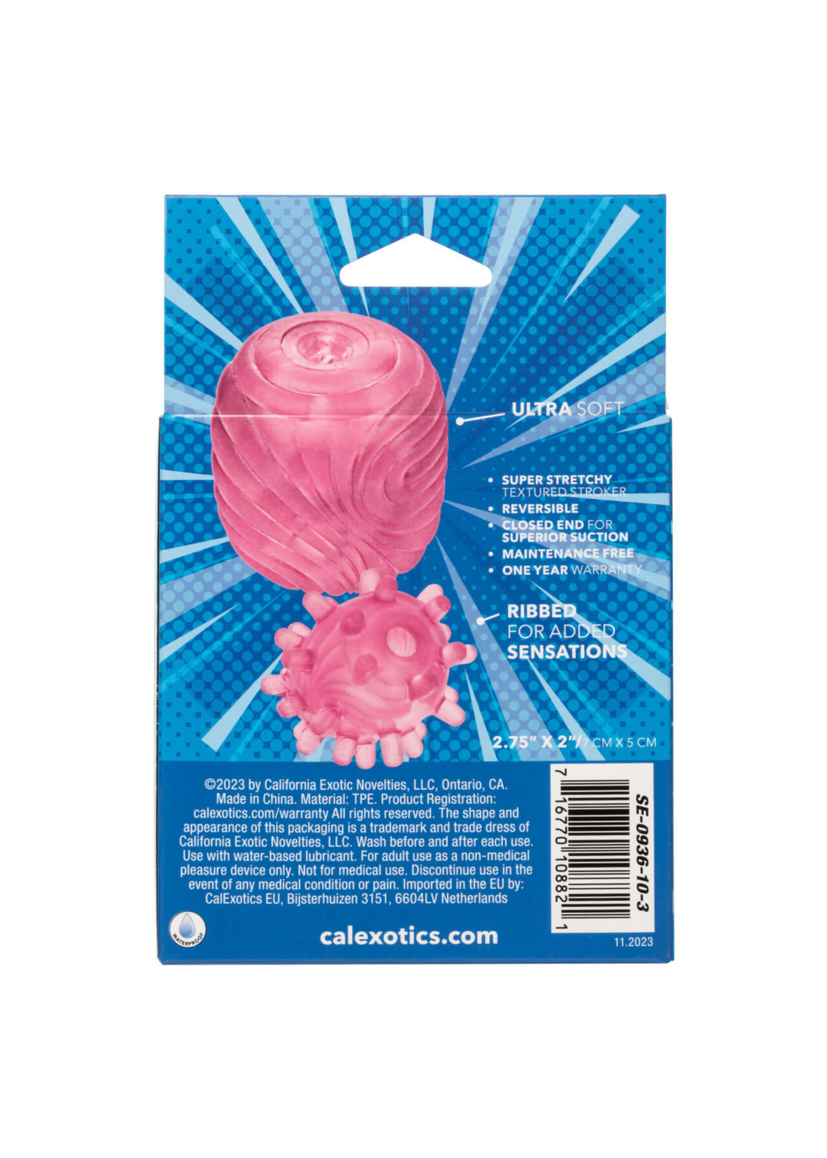 Cal Exotic Novelties Pop Sock Textured - Pink