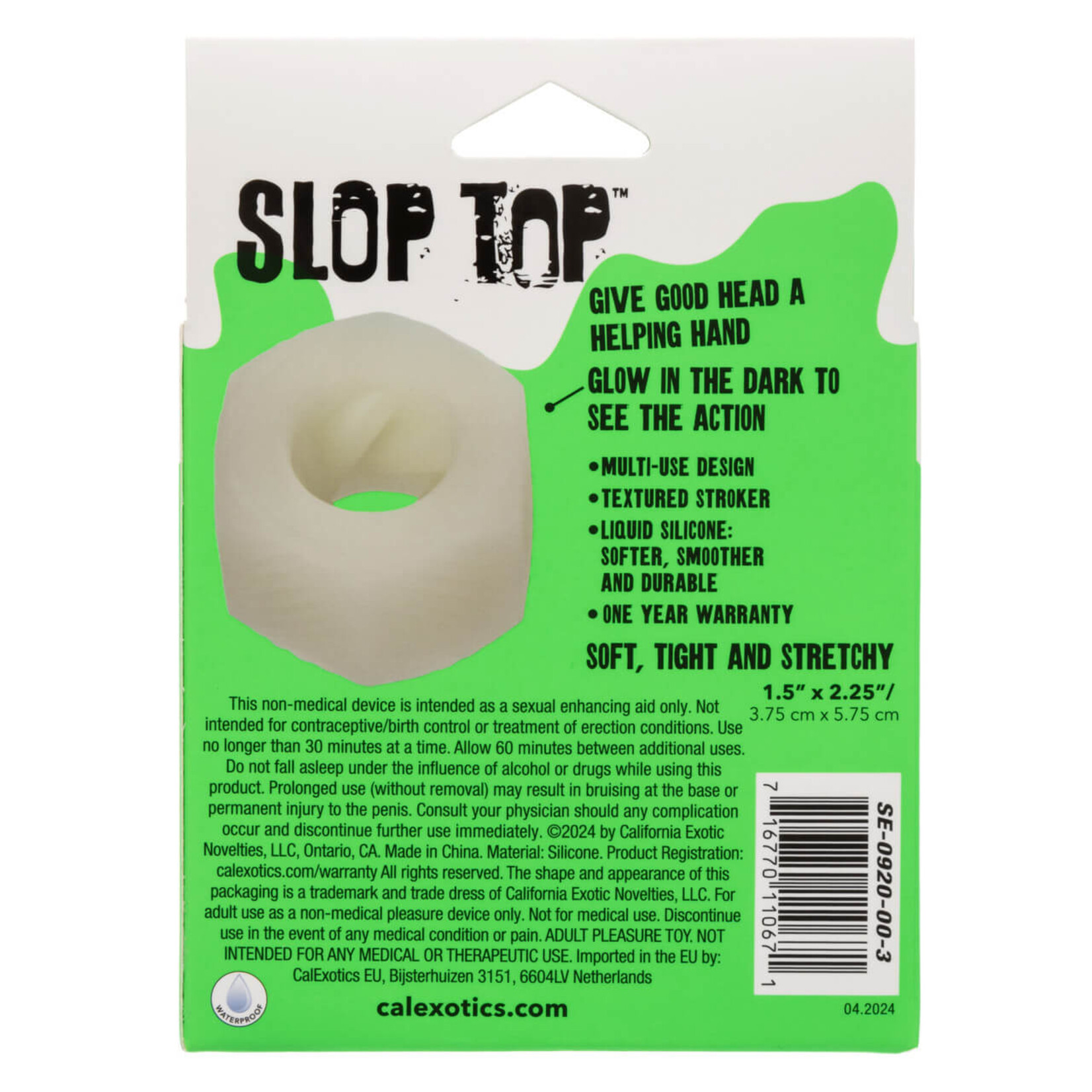 Cal Exotic Novelties Slop Top- Nasty Luv