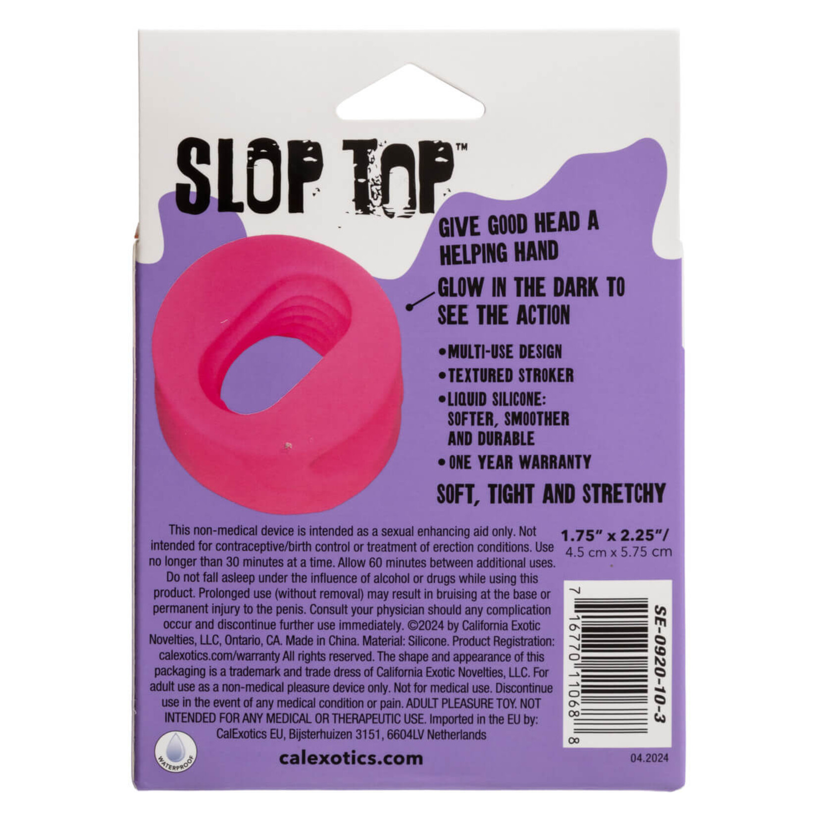 Cal Exotic Novelties Slop Top- Filthy Luv