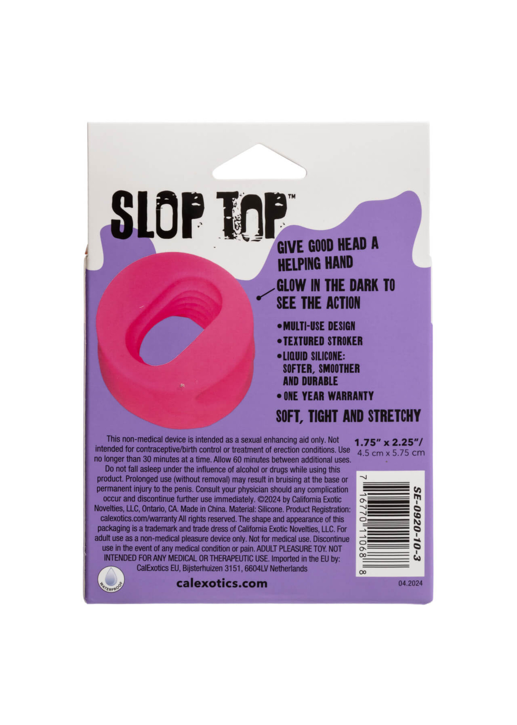 Cal Exotic Novelties Slop Top- Filthy Luv