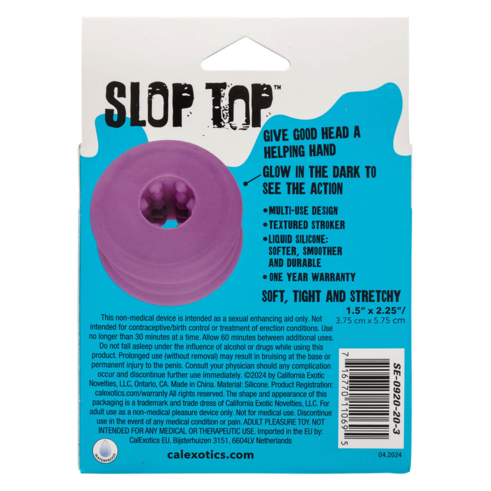Cal Exotic Novelties Slop Top- Dirty Luv
