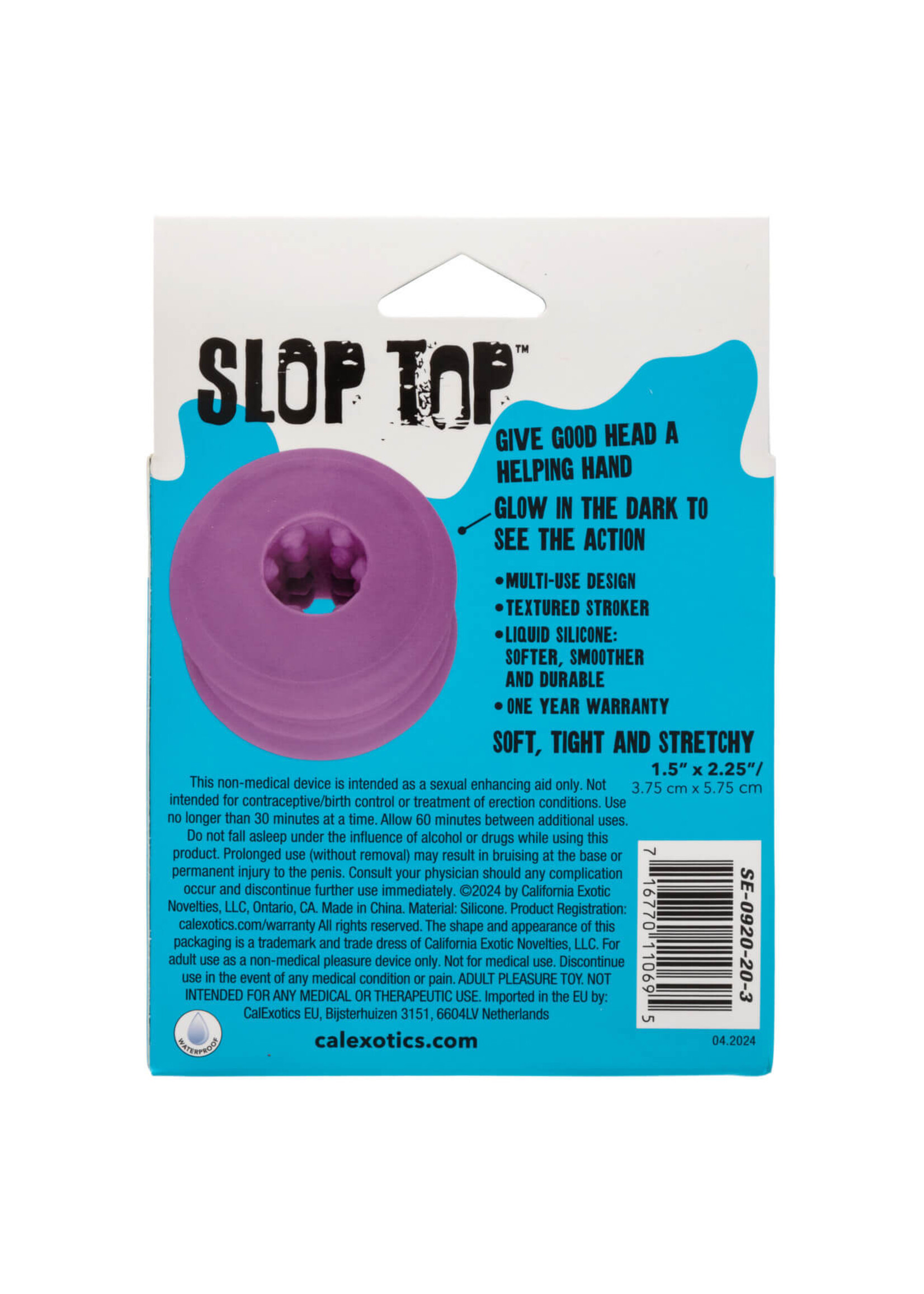 Cal Exotic Novelties Slop Top- Dirty Luv