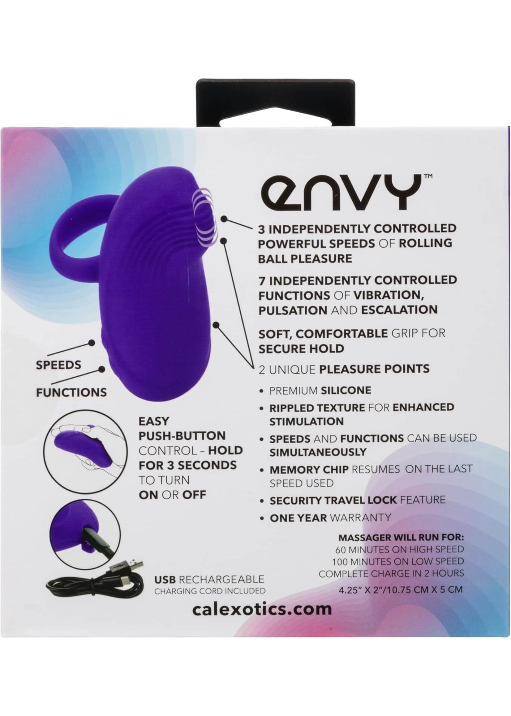 Cal Exotic Novelties Envy Handheld Rolling Ball Massager