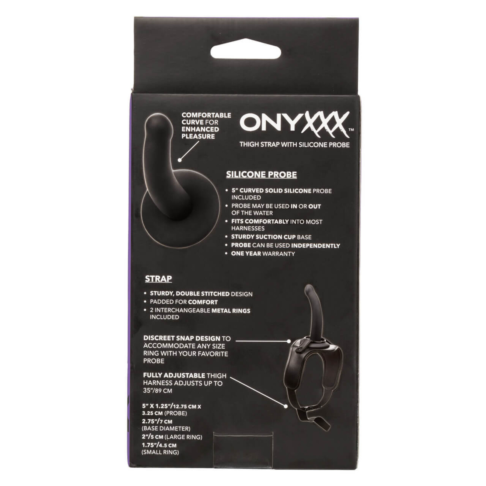 Onyxxx Onyxxx Thigh Strap with Silicone Probe