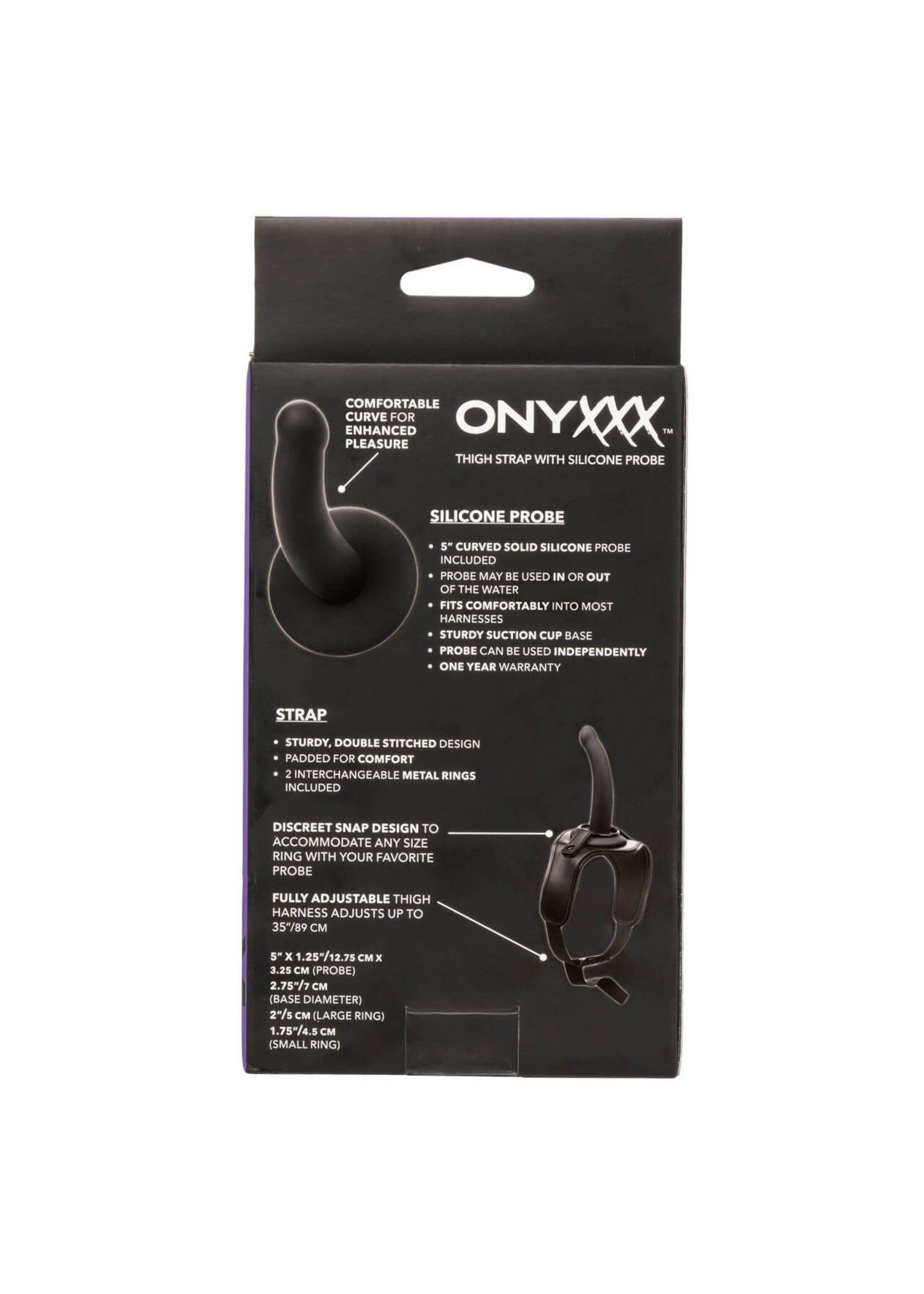Onyxxx Onyxxx Thigh Strap with Silicone Probe