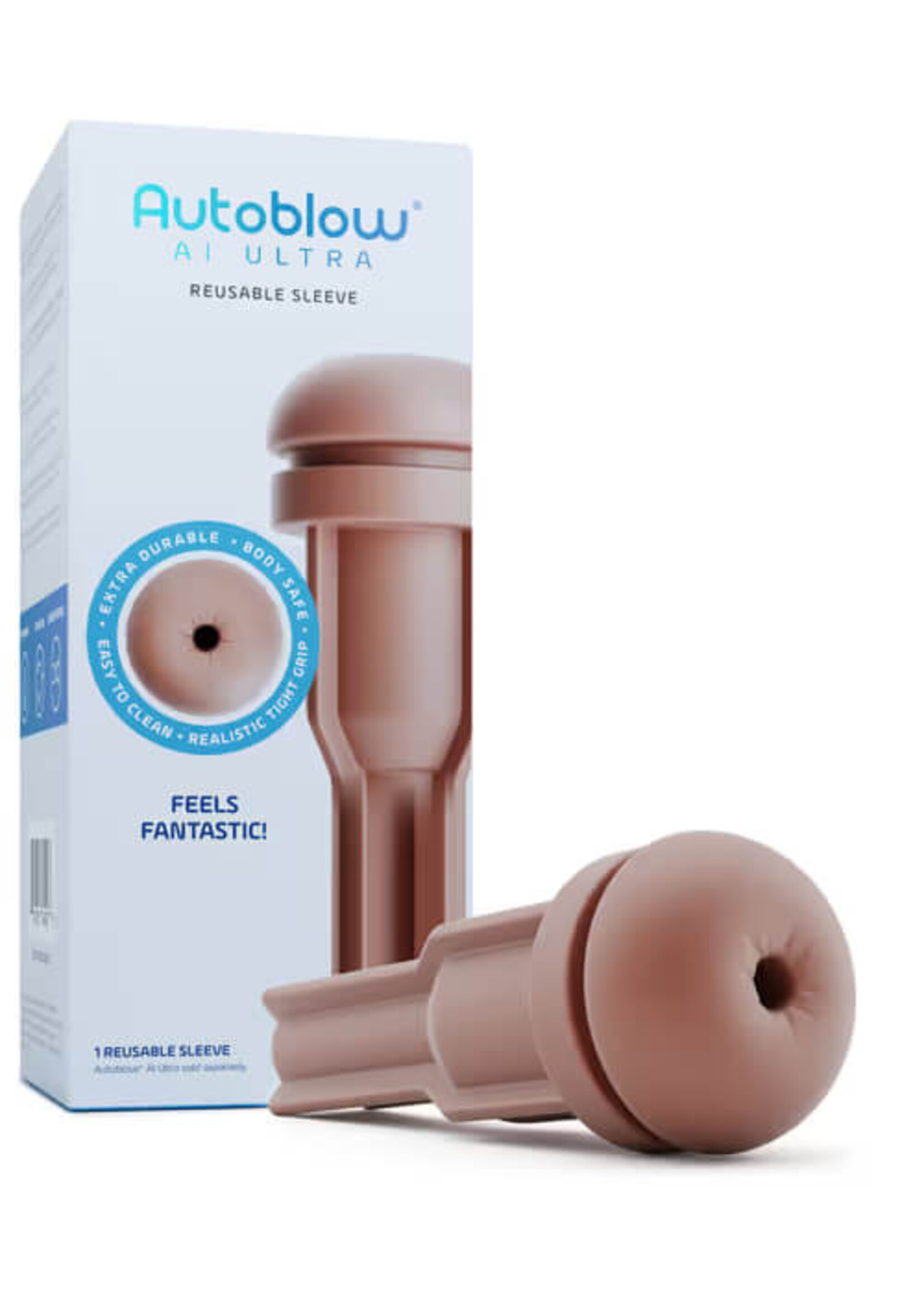 Autoblow Autoblow AI Ultra Anus Sleeve - Brown