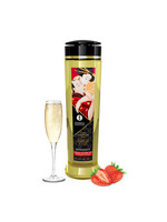 Shunga Erotic Massage Oil Romance-Sparkling Strawberry Wine