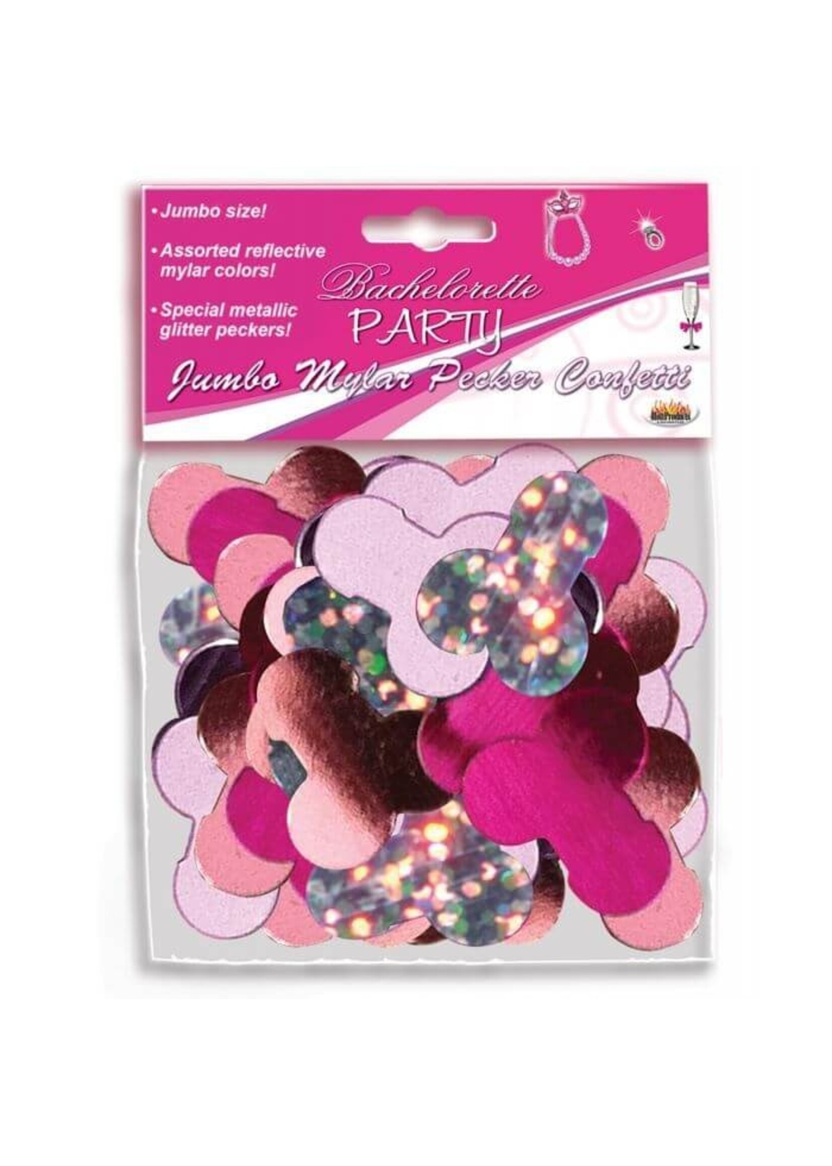 Jumbo Mylar Pecker Party Confetti