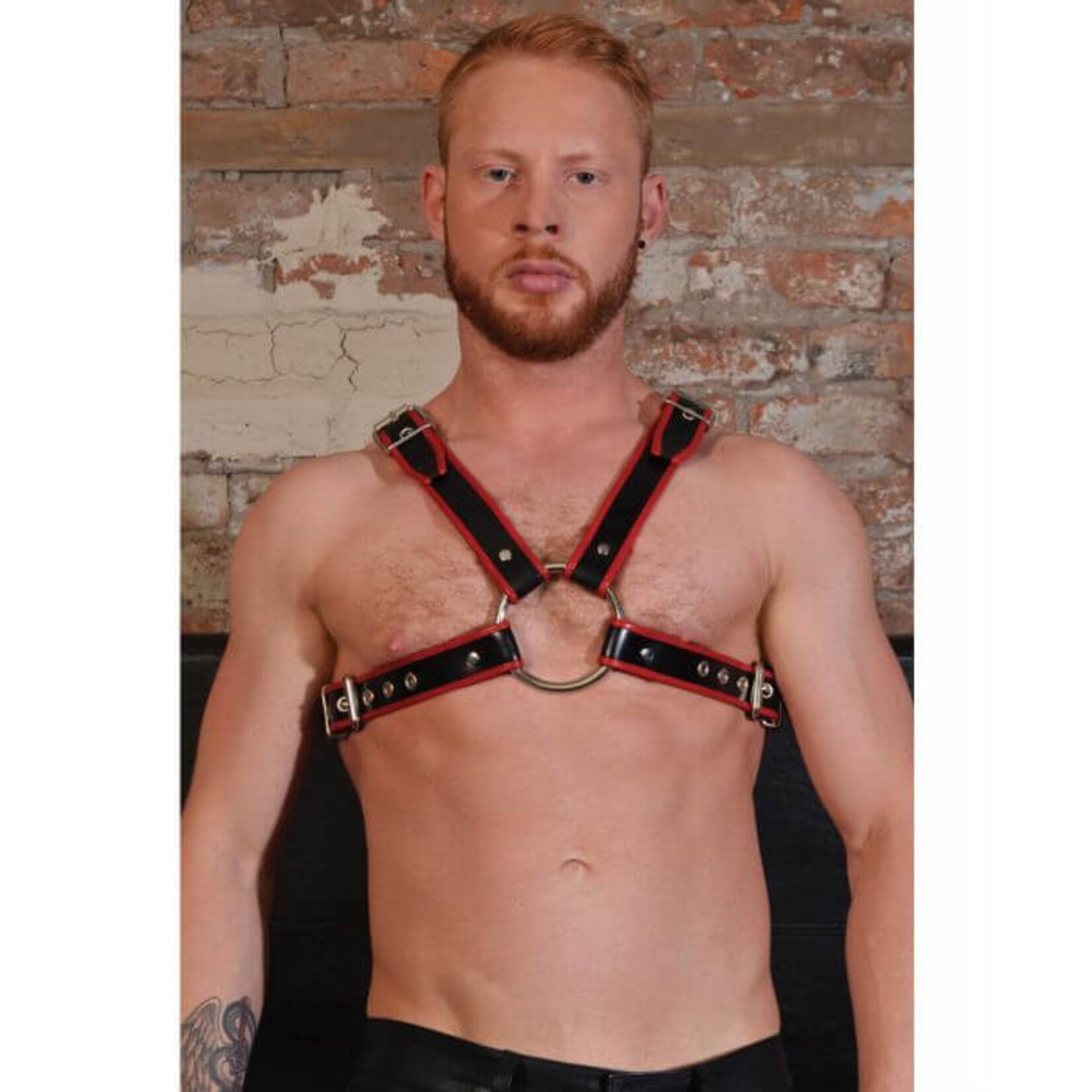 Rouge Rouge Chest Harness Large - Black/Red