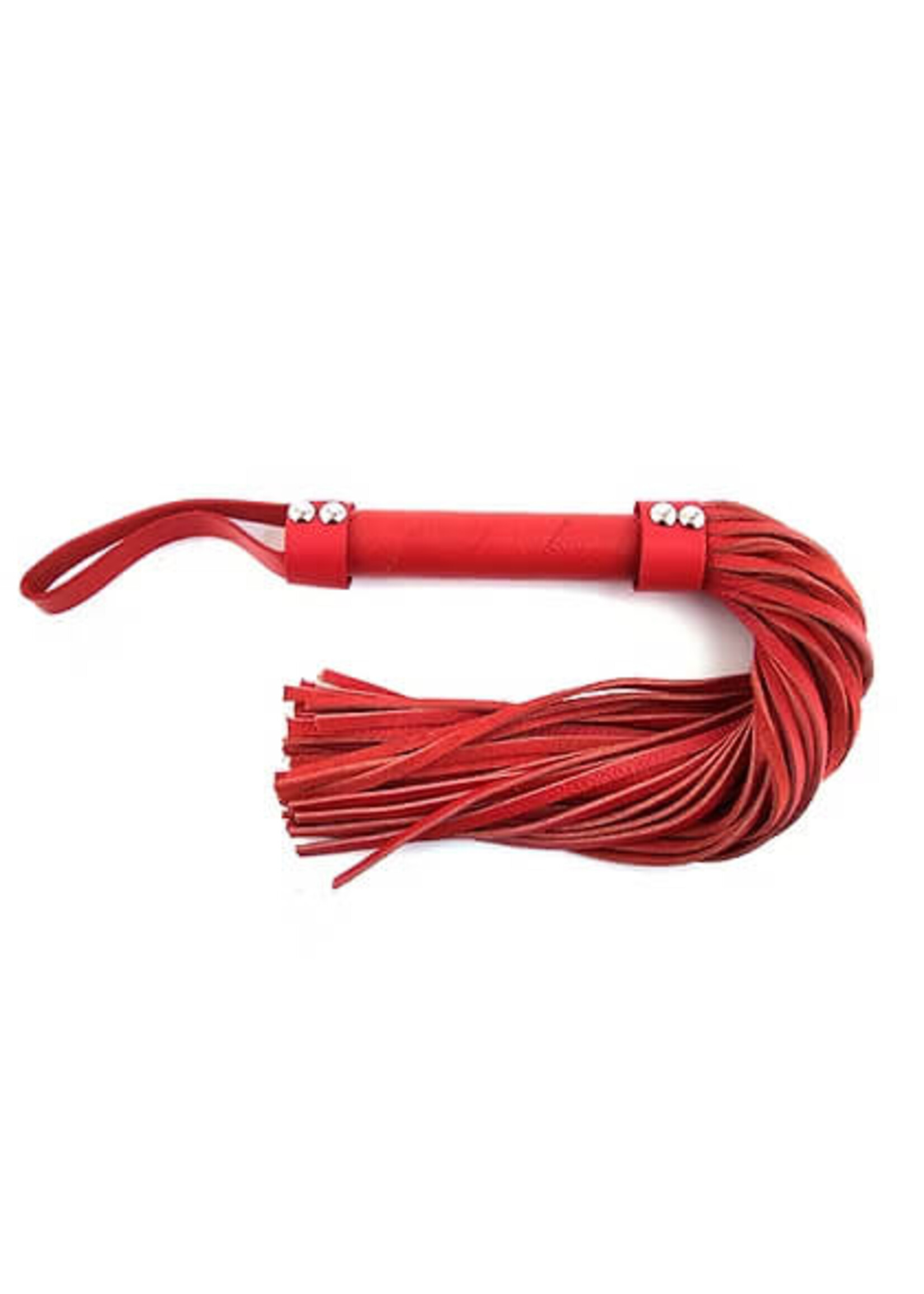Rouge Rouge Short Leather Flogger - Red