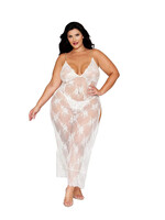 Dreamgirl Bridal Eyelash Lace Gown