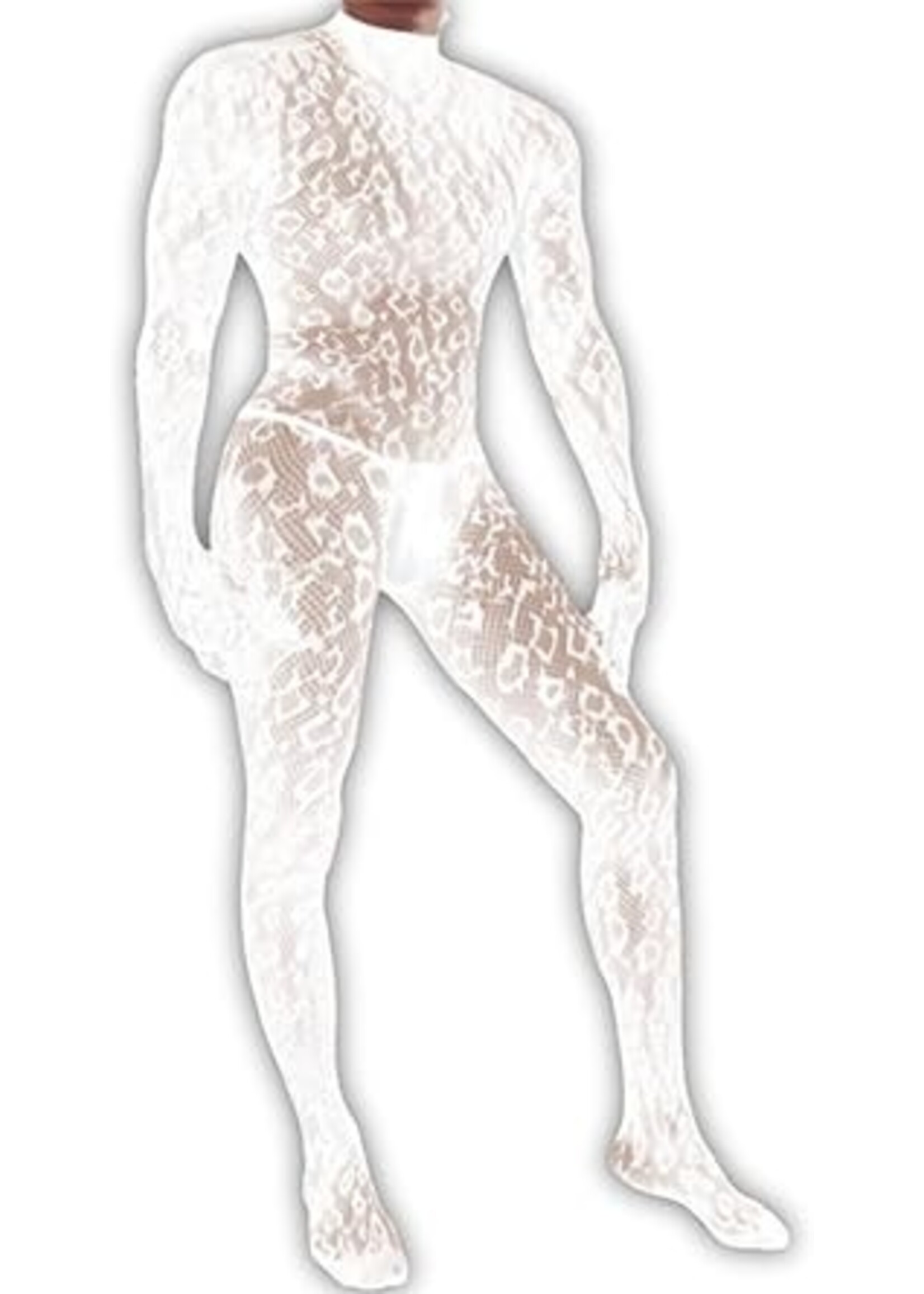 One Piece Full Lace Men's Jumpsuit