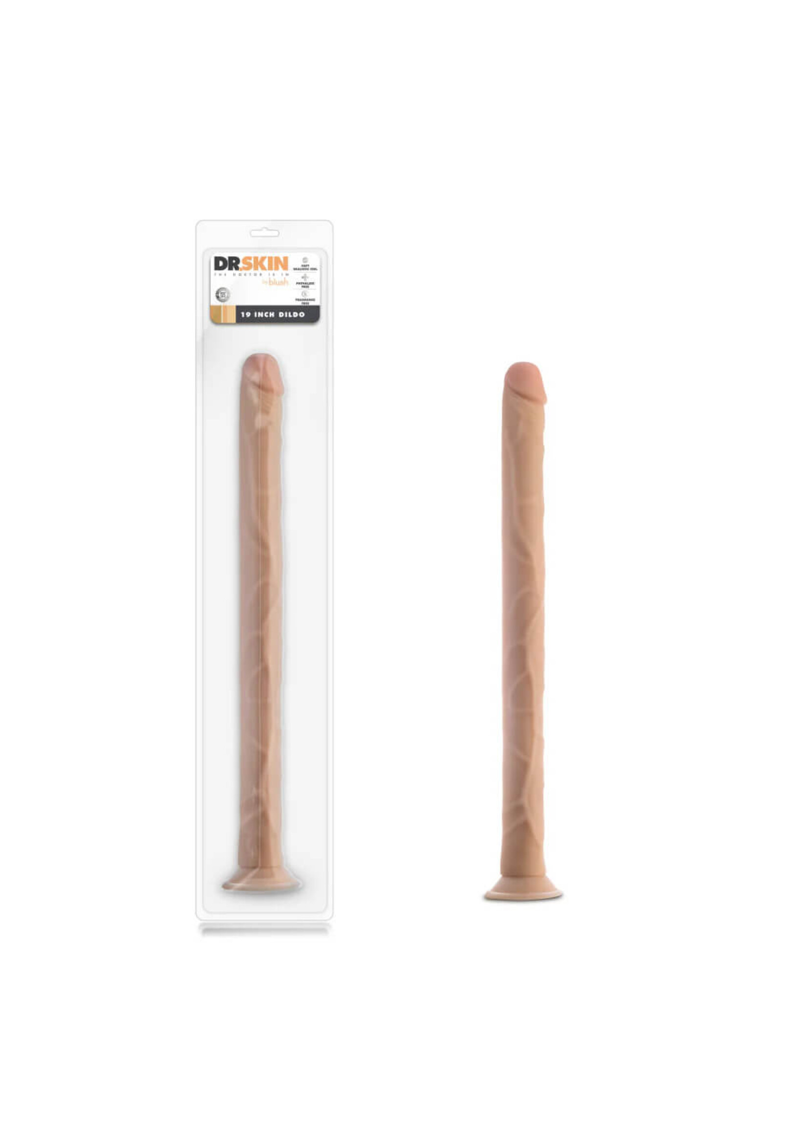 Dr. Skin Dr. Skin 19 inch Dildo- Beige