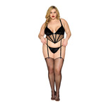 Dreamgirl Velvet Bustier & G-String Set