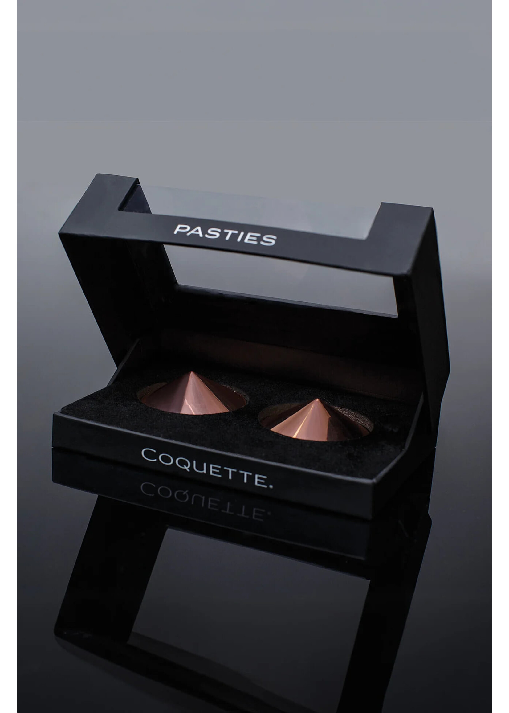 Coquette Pleasure Collection Rose Gold Pasties