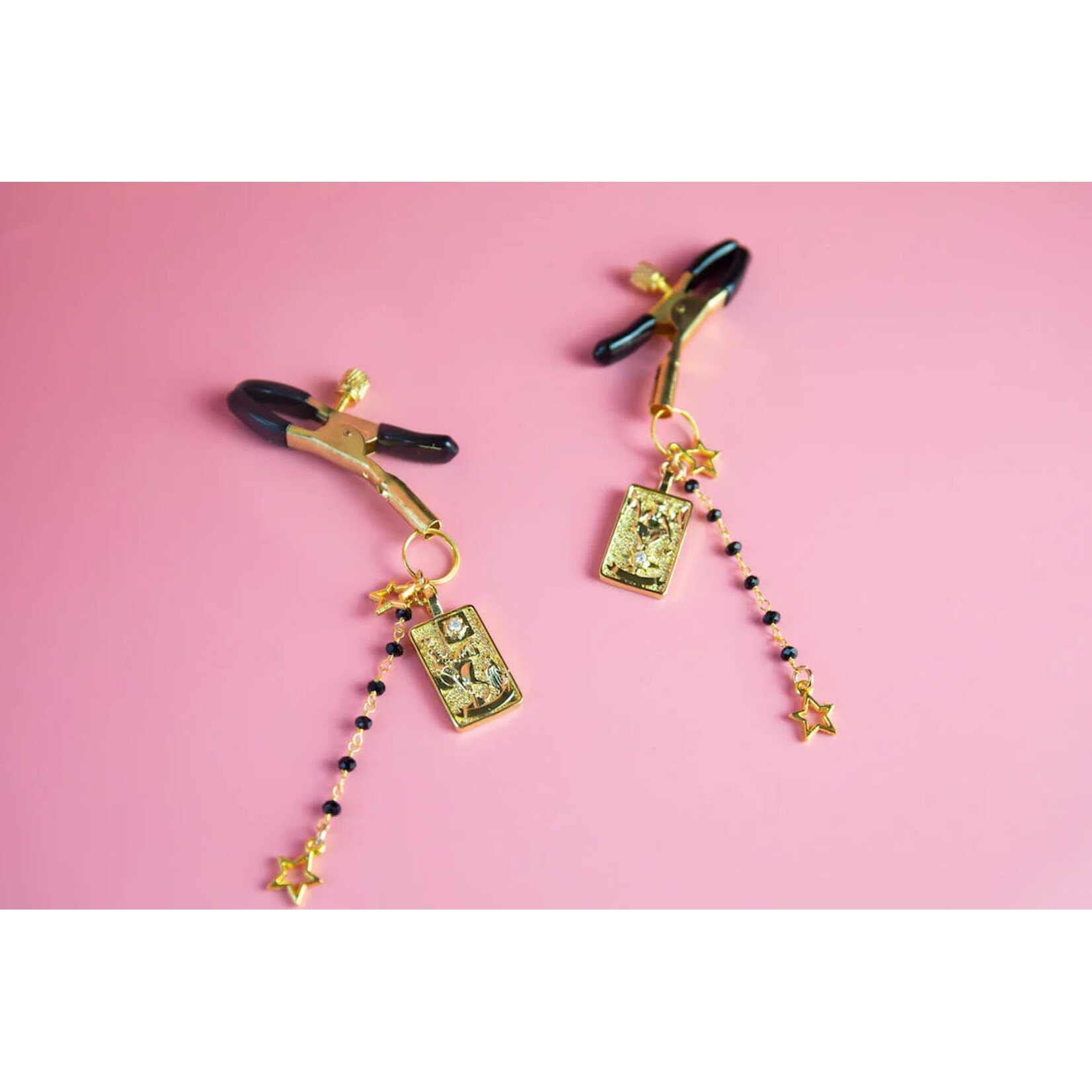 Kynx by Brynx Tarot Nipple Clamps- Star/Moon