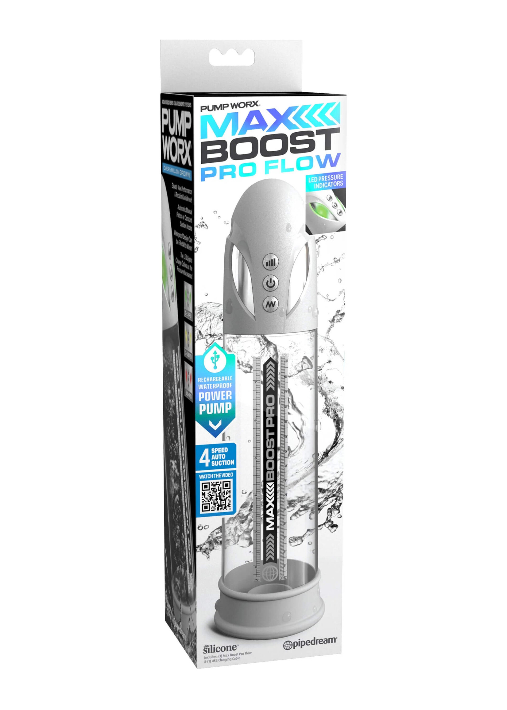 Pipedream Max Boost Pro Flow - White