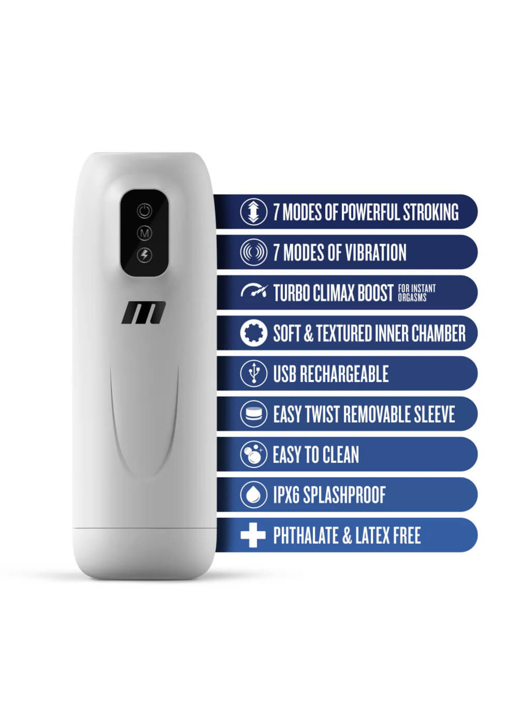 M for Men M For Men - Robo-Bator - White