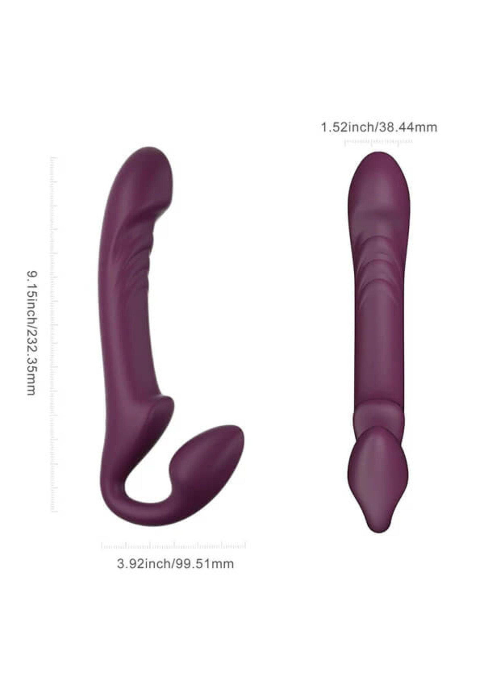 Honey Play Box Bliss Rotating Head Strapless Strap-On
