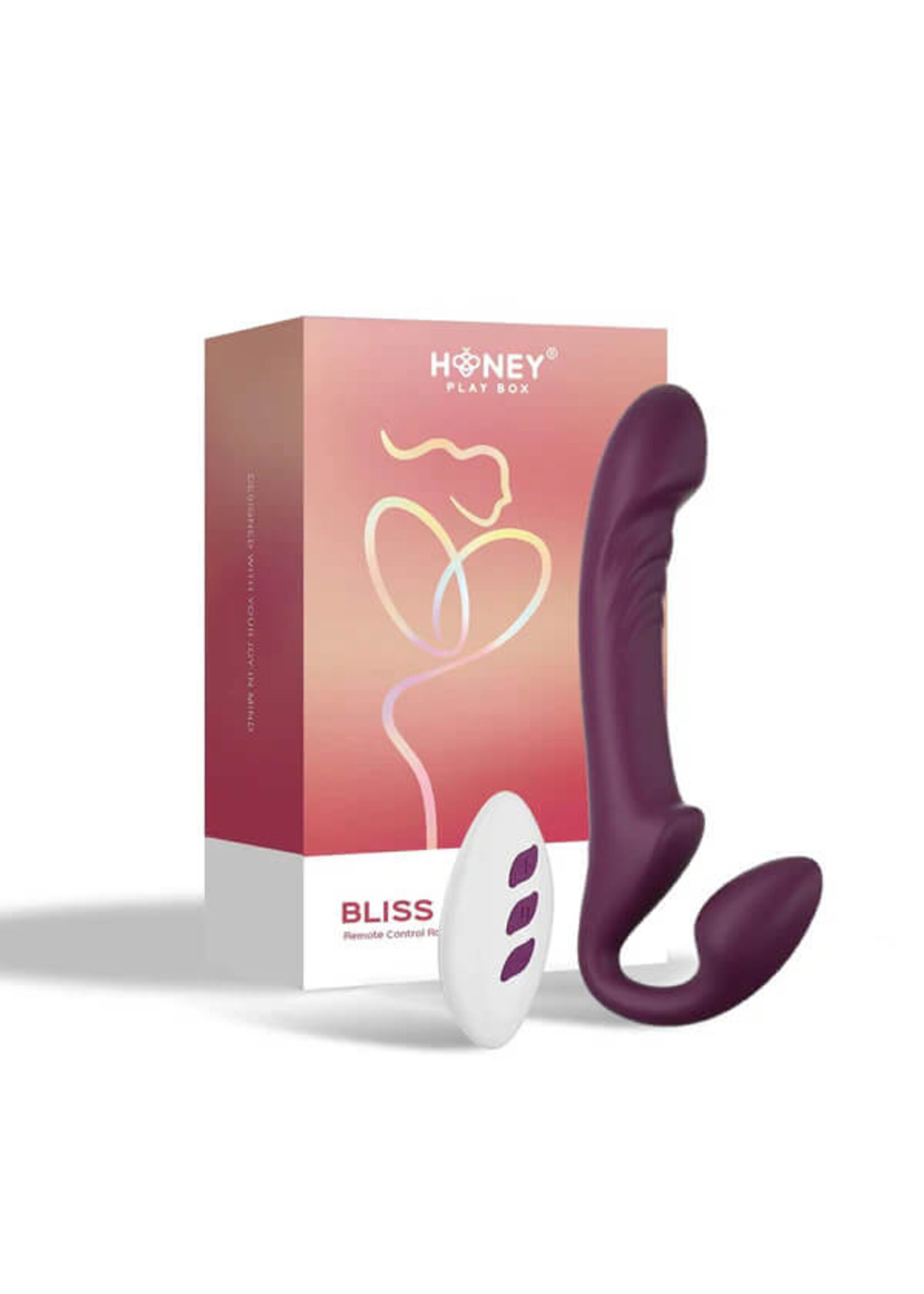 Honey Play Box Bliss Rotating Head Strapless Strap-On