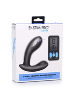 E-Stim Pro Silicone Prostate Vibe W- Remote