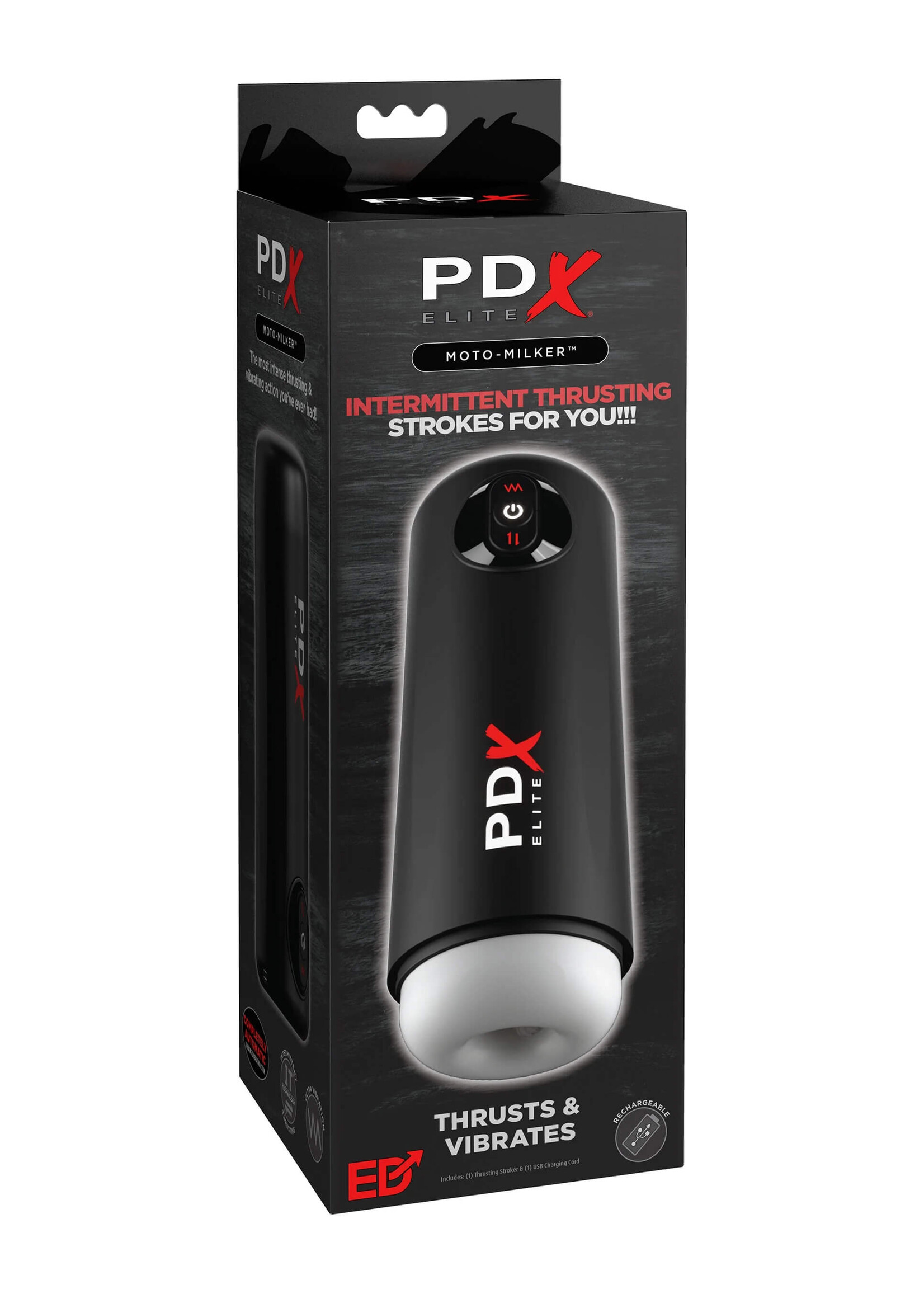 Pipedream PDX Elite Moto Milker- White