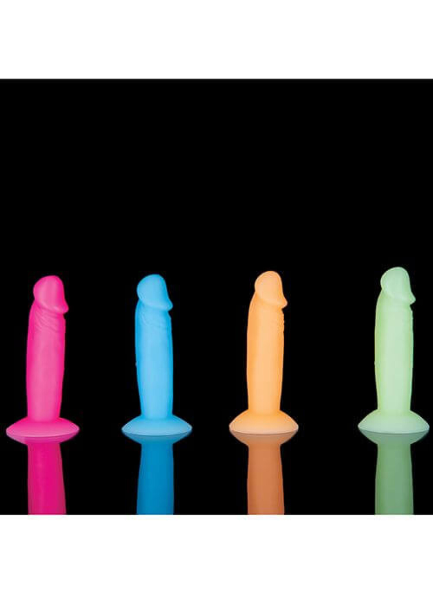 BMS Addiction Silly Willy Glow In The Dark 3.3"