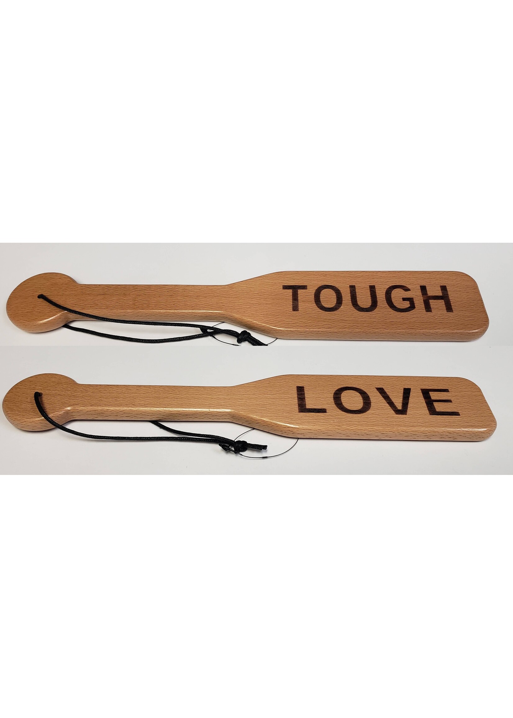40cm Long Zelkova Wood Paddle "Tough Love"