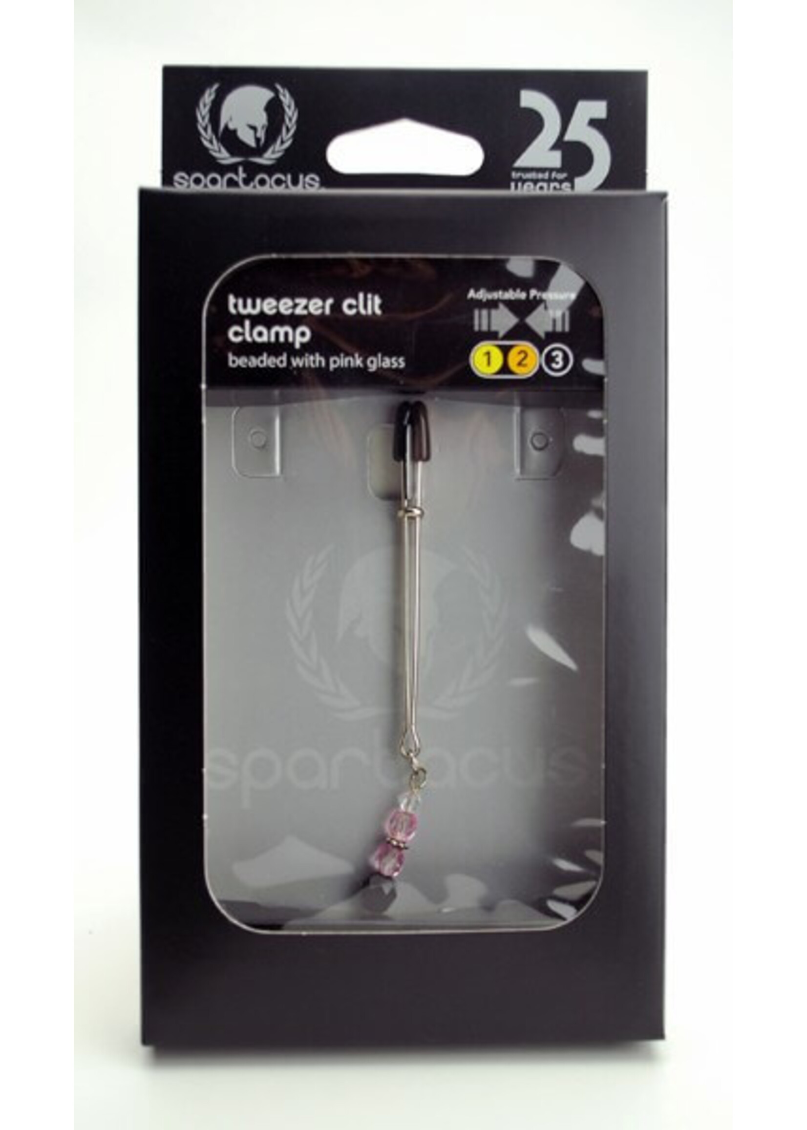 Tweezer Clit Clamp w/Pink Beads