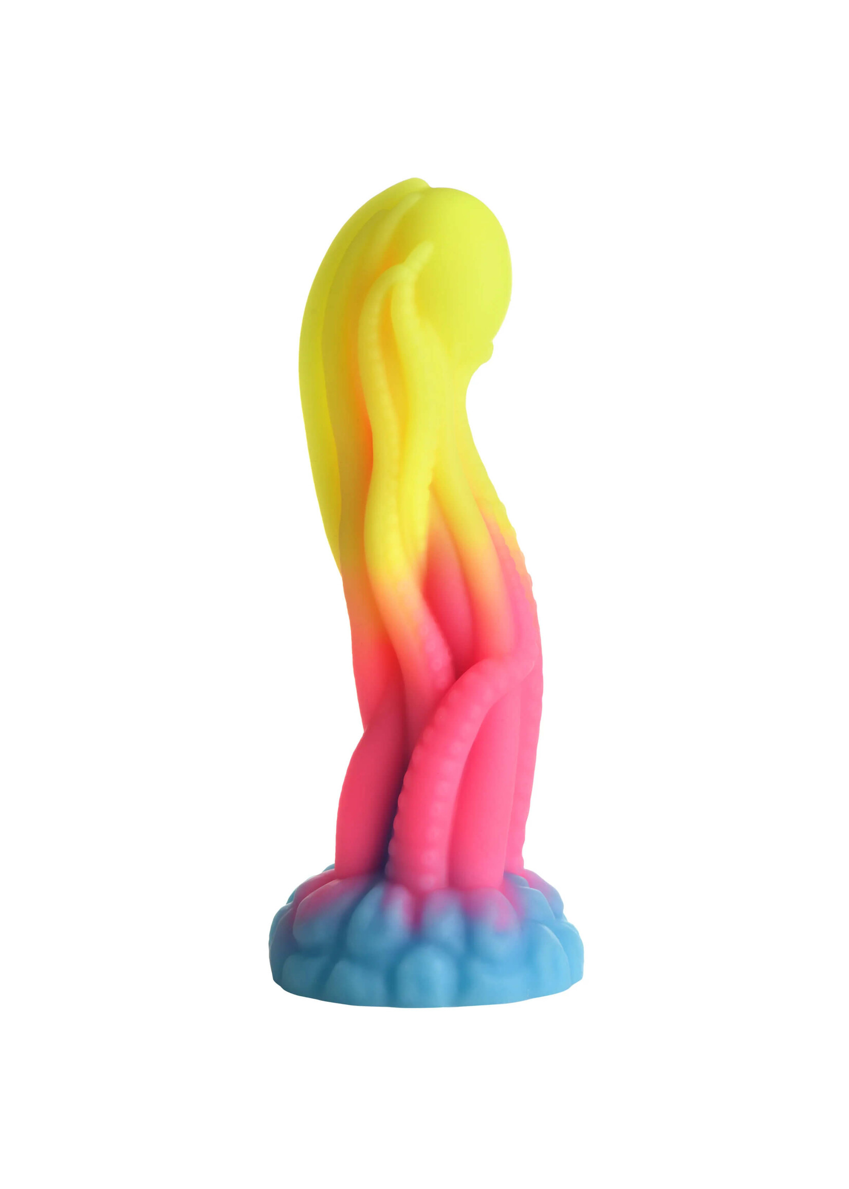 Tenta-Glow Glow-In-The-Dark Silicone Dildo