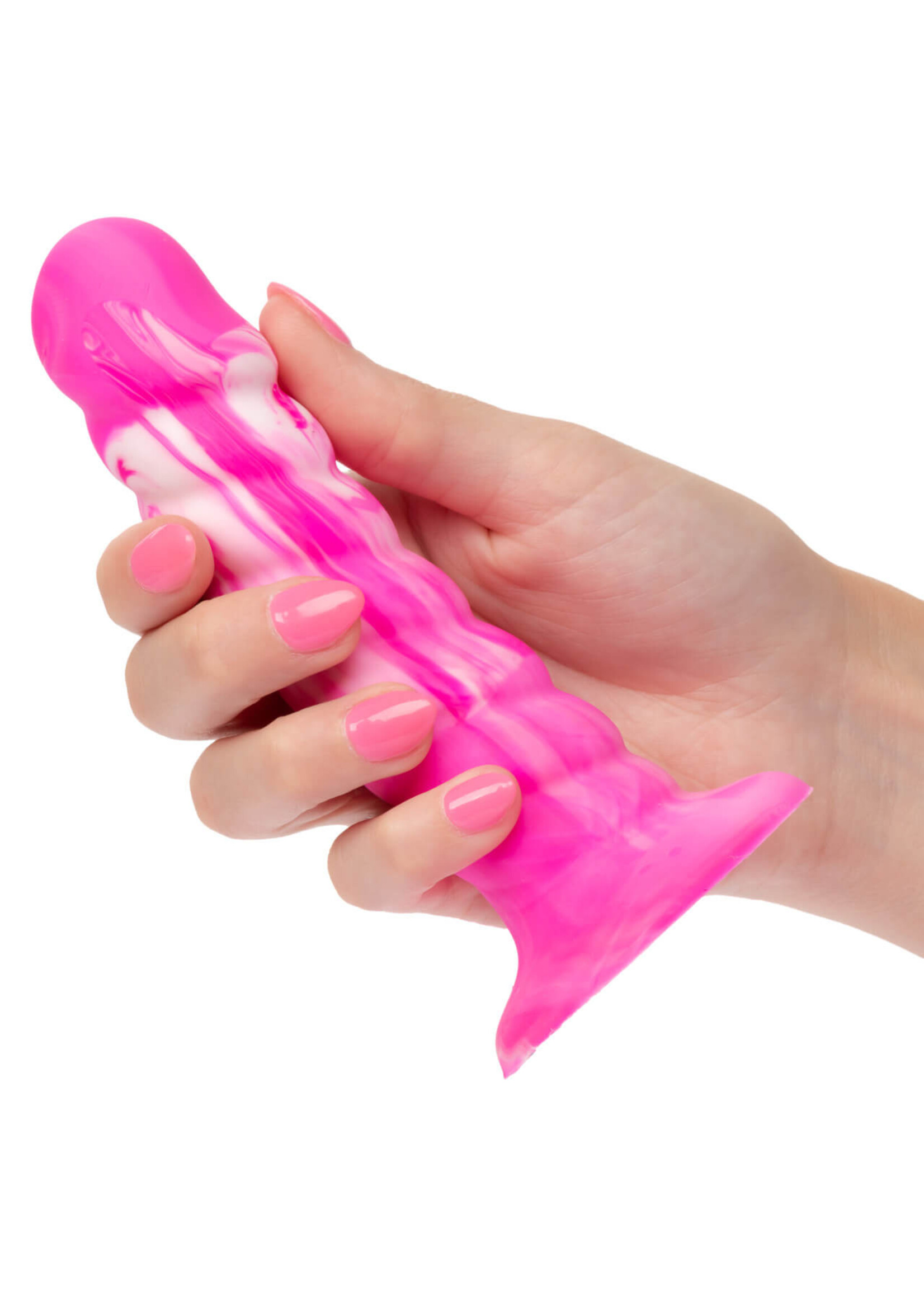 Twisted Love Twisted Ribbed Probe - Pink