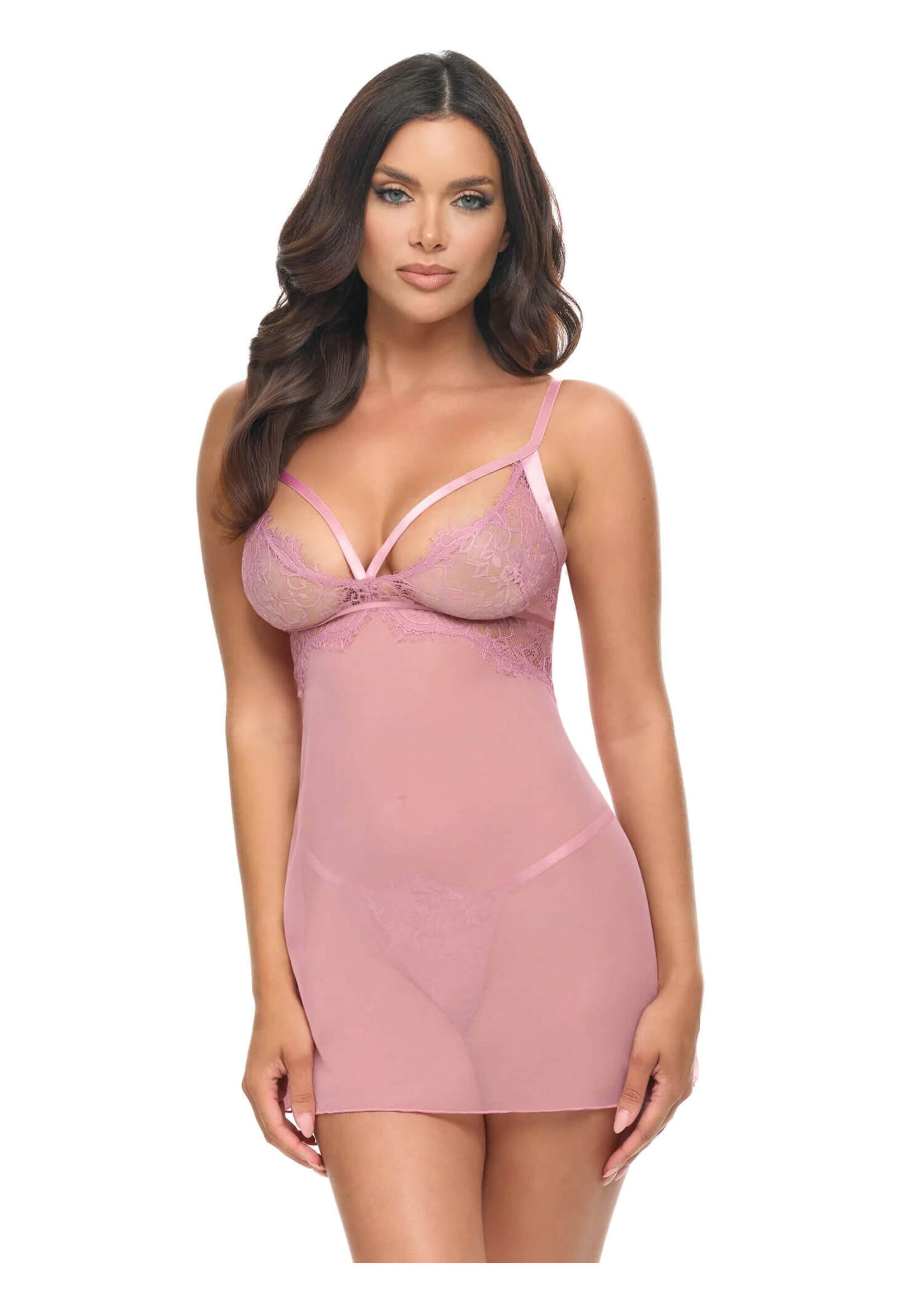 Oh La La Flora Sheer Babydoll