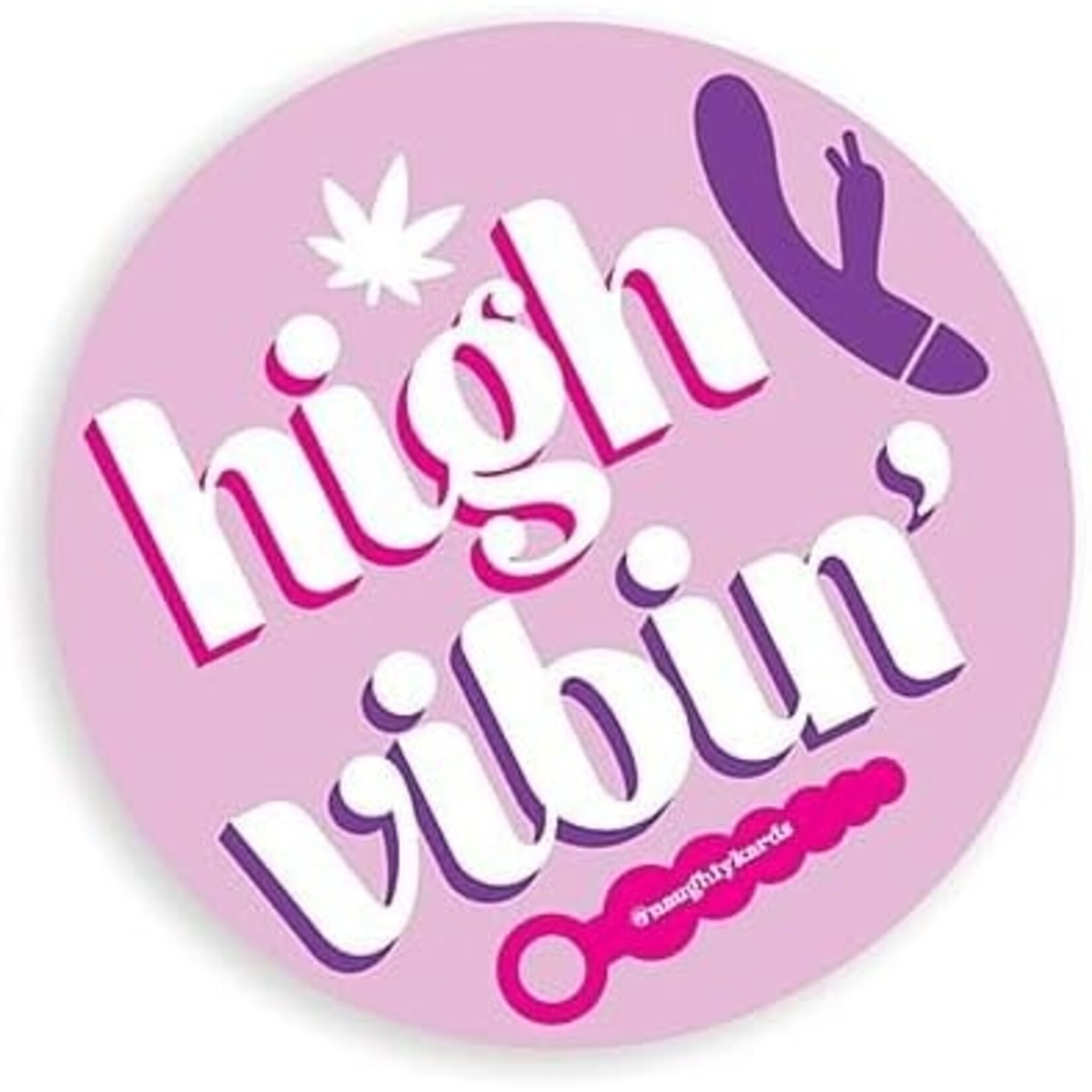 Kush Kards High Vibin' 420 Sticker