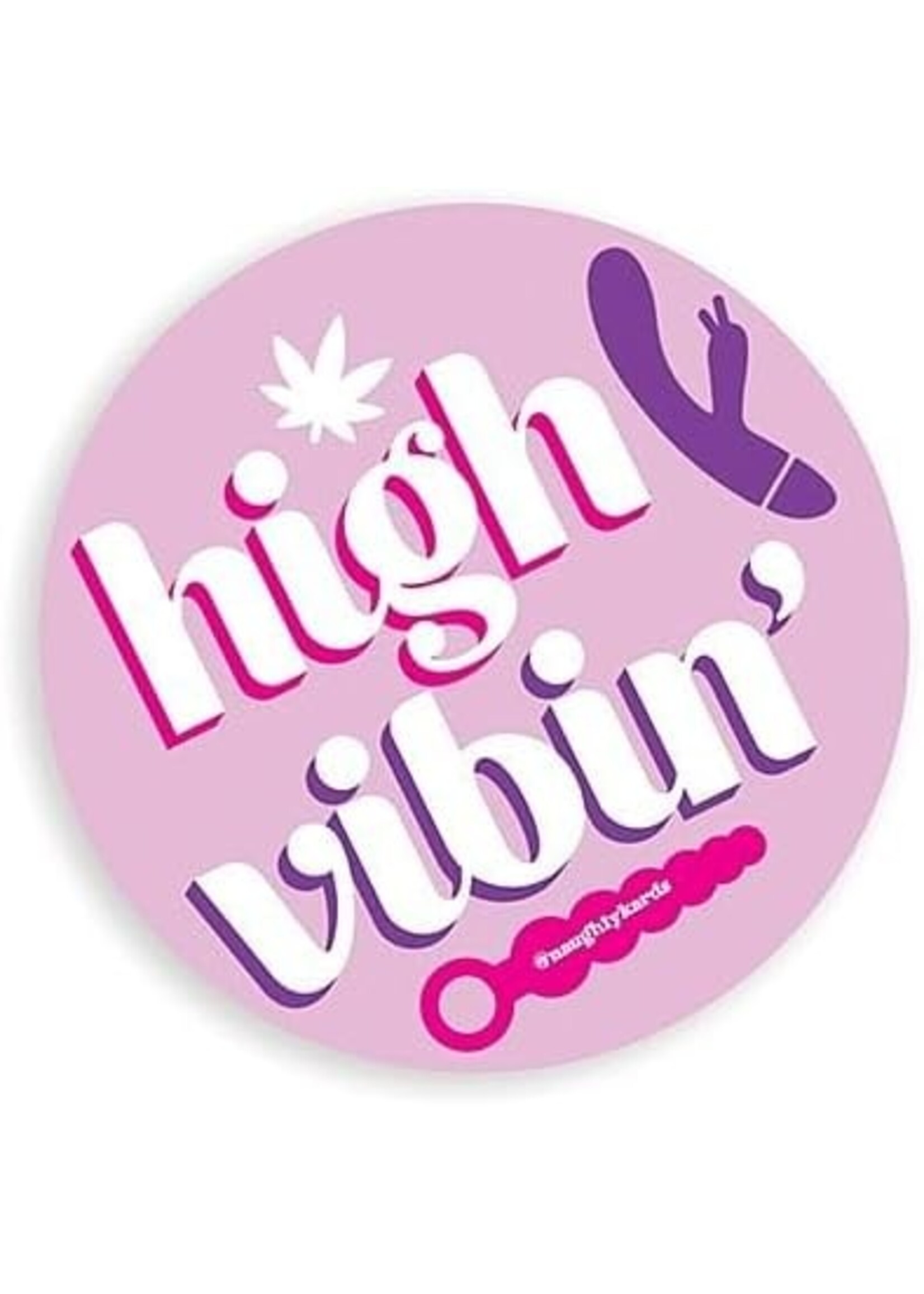 Kush Kards High Vibin' 420 Sticker