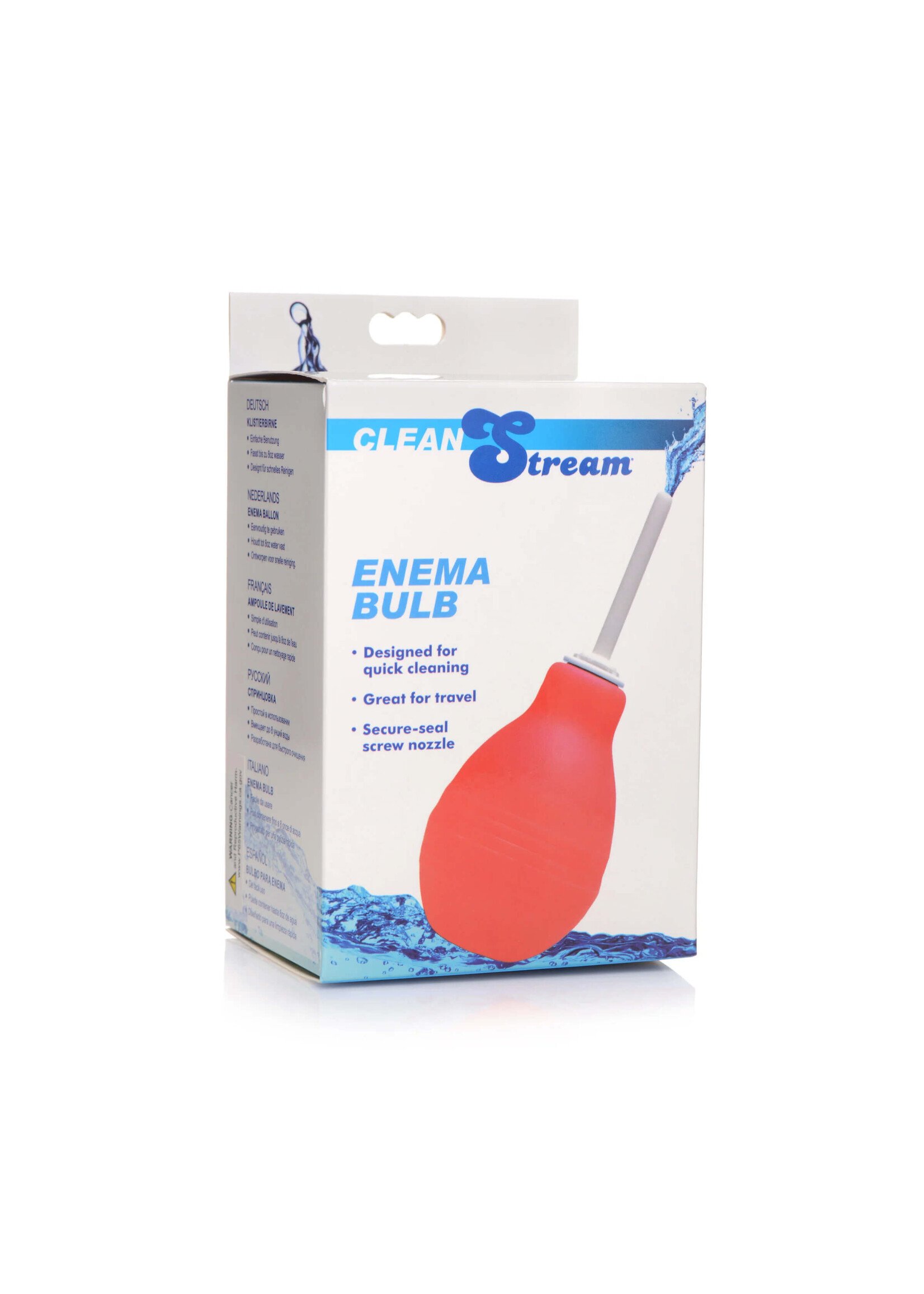 Clean Stream CleanStream Enema Bulb Red