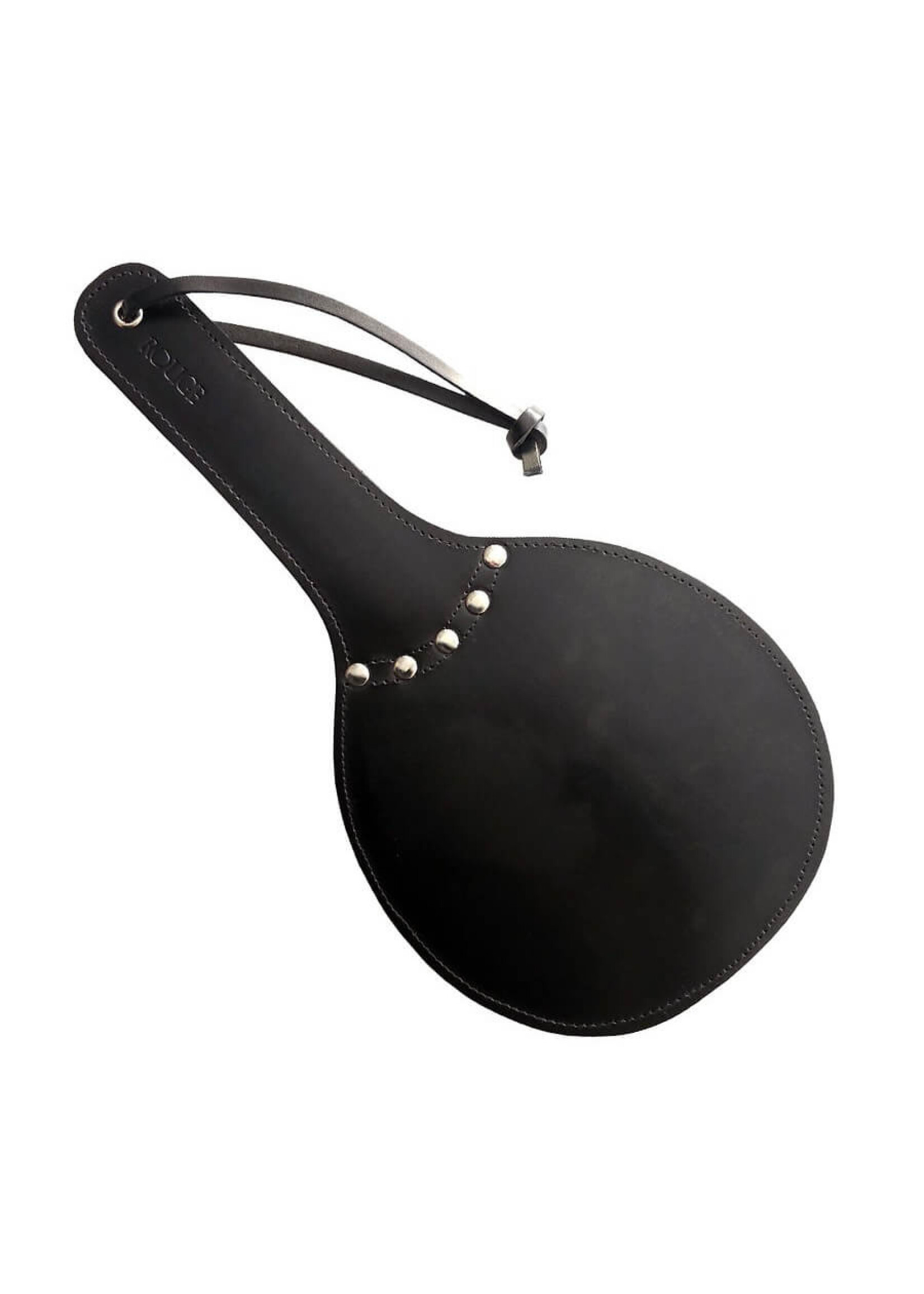 Rouge Rouge Leather Padded Ping Pong Paddle - Black