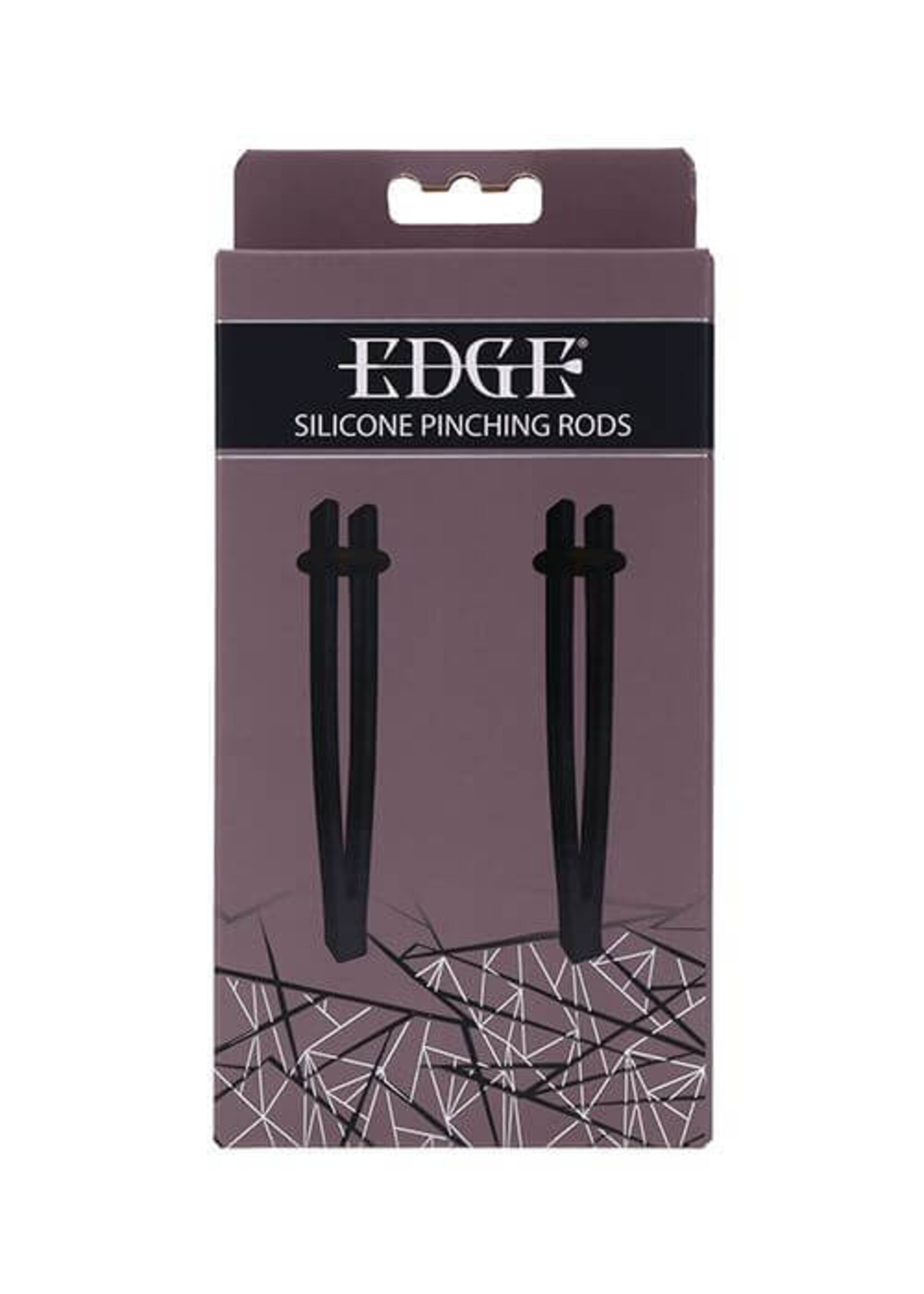 Sportsheets Edge Silicone Pinching Rods - Black