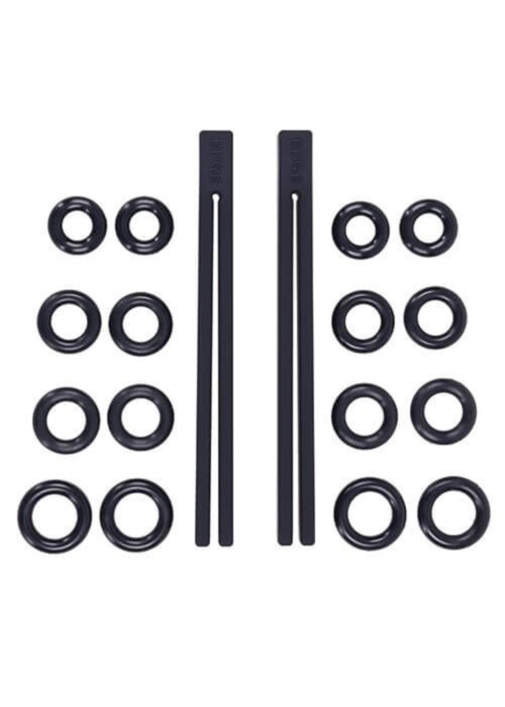 Sportsheets Edge Silicone Pinching Rods - Black