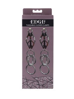 Sportsheets Edge Tuggable Clover Clamps - Silver