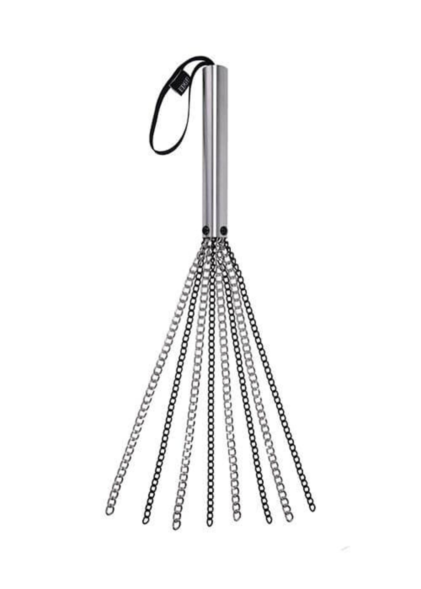 Sportsheets Edge Chain Flogger - Silver