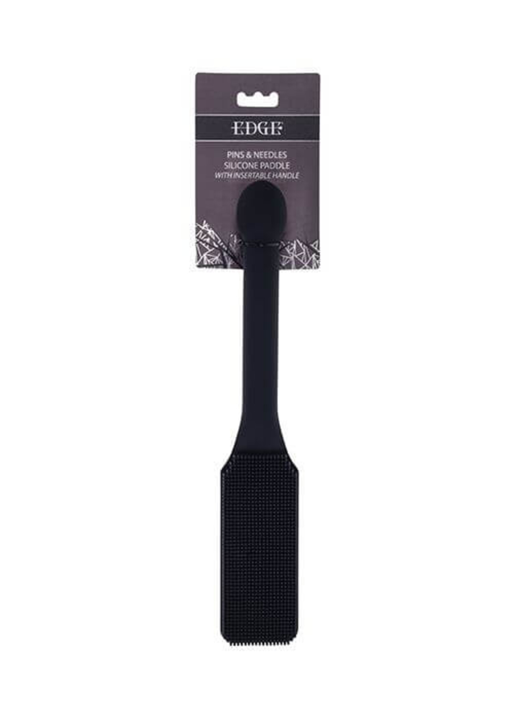 Sportsheets Edge Pins & Needles Silicone Paddle - Black